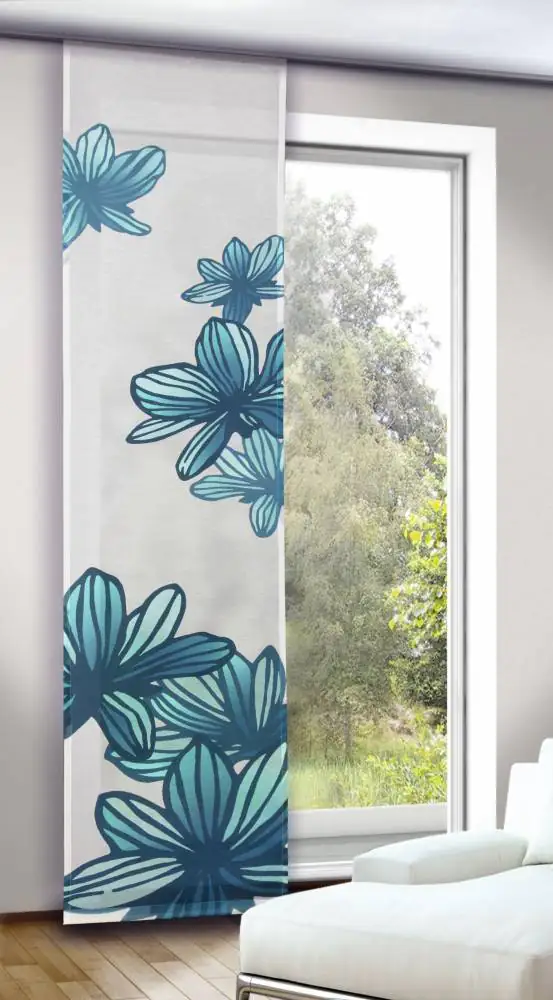 Neusser Collection Flächenvorhang blau, 245 x 60 cm