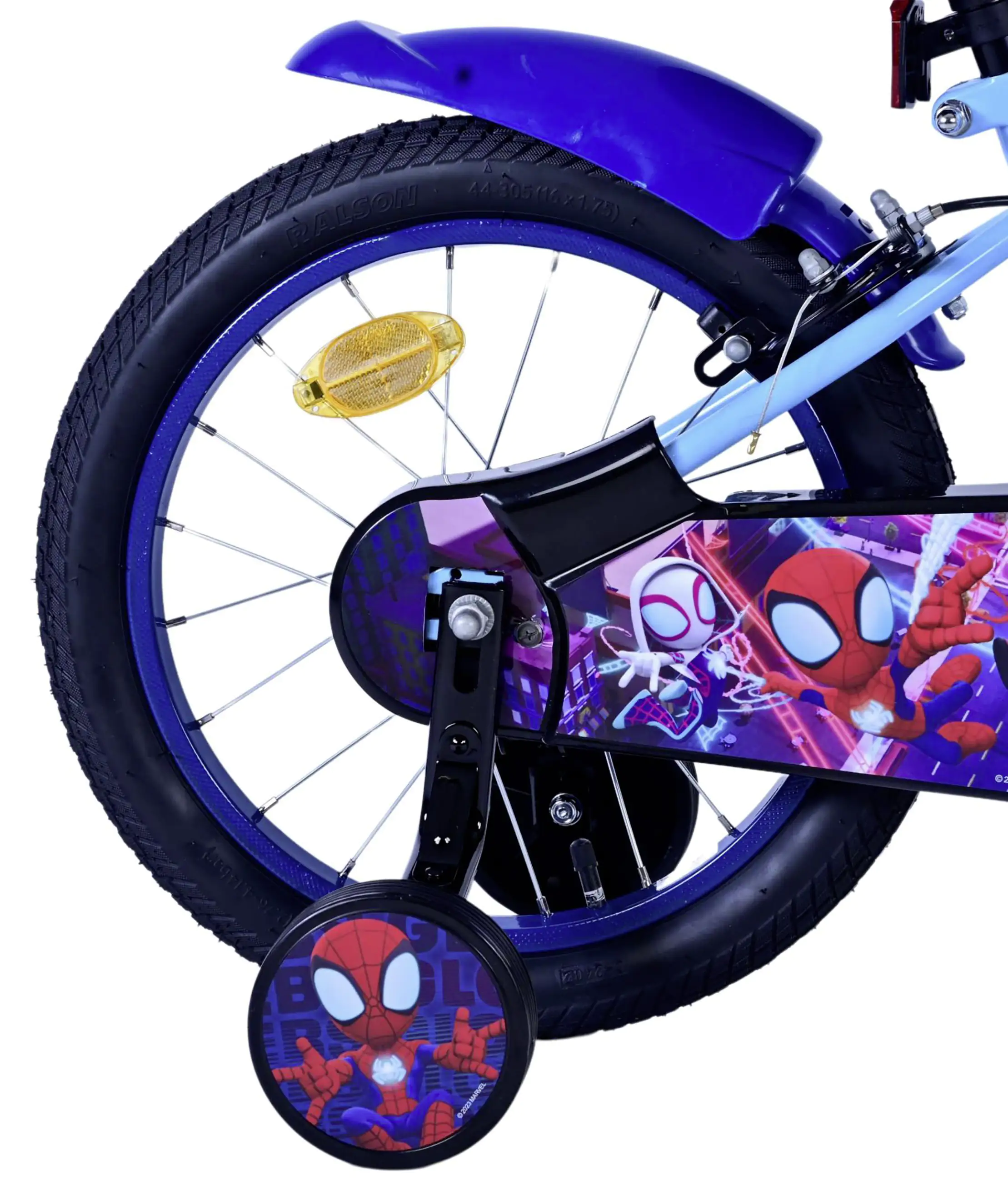 Kinderfahrrad Spidey and his Amazing Friends 16 Zoll blau