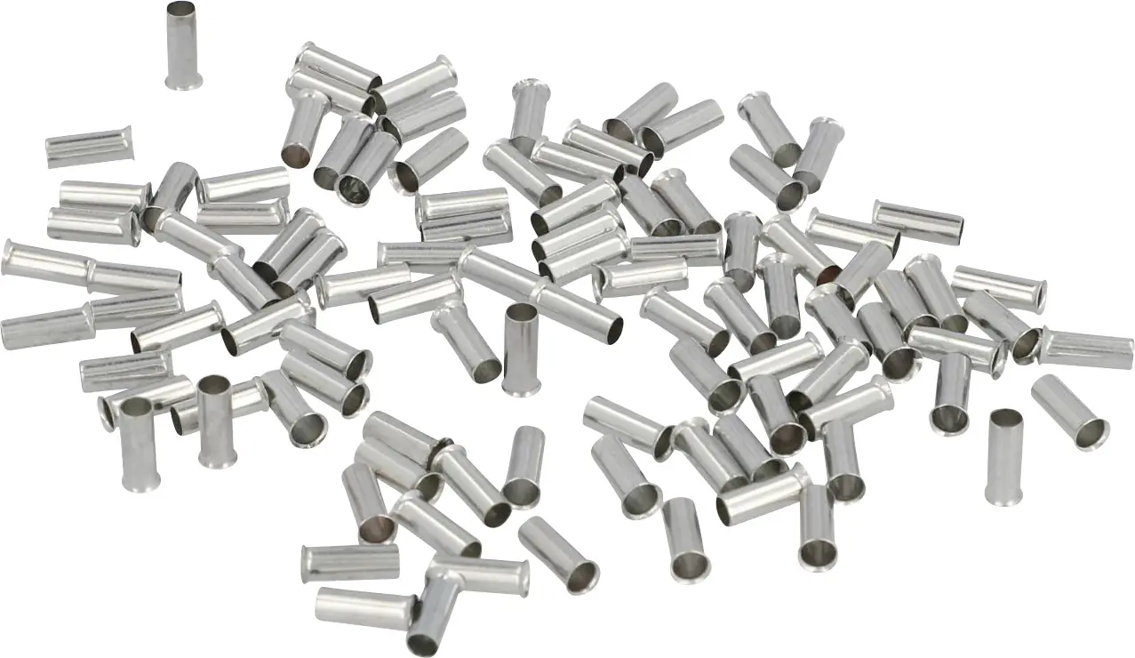 Aderendhülse 100er Pack 2,5 mm² x 7 mm, blank