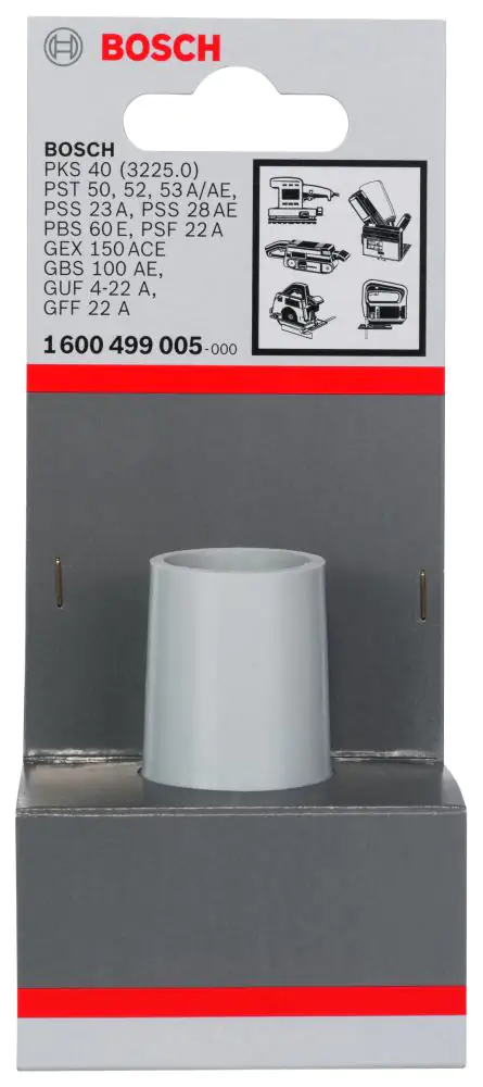 Bosch Saugadapter Anschlussstutzen für Fremdabsaugung 35/25 mm Bosch Saugadapter Anschlussstutzen für Fremdabsaugung 35/25 mm