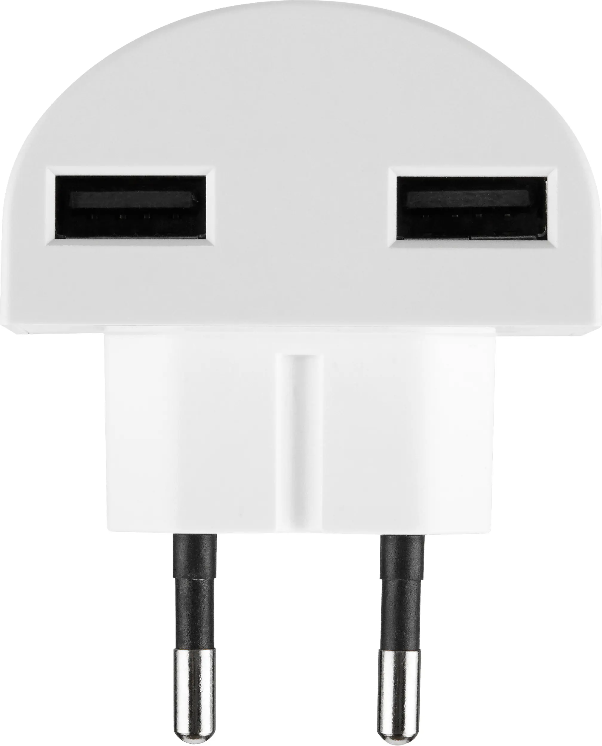 REV Reisestecker Traveler Plus USB Modul 2-fach 2,4A  weiß