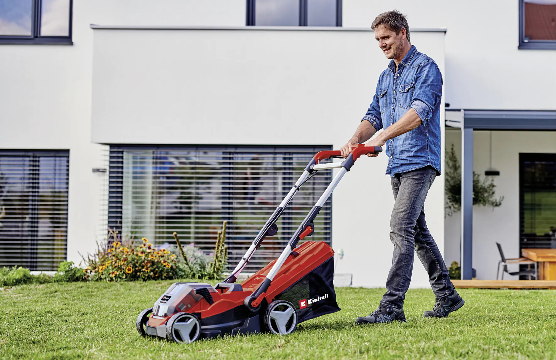 Einhell Akku Rasenmäher GE-CM 36/300 34 cm Schnittbreite Einhell Akku Rasenmäher GE-CM 36/300 34 cm Schnittbreite