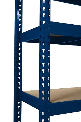 Schwerlastregal 200 x 200 x 60 cm 4 Holzböden 3200 kg