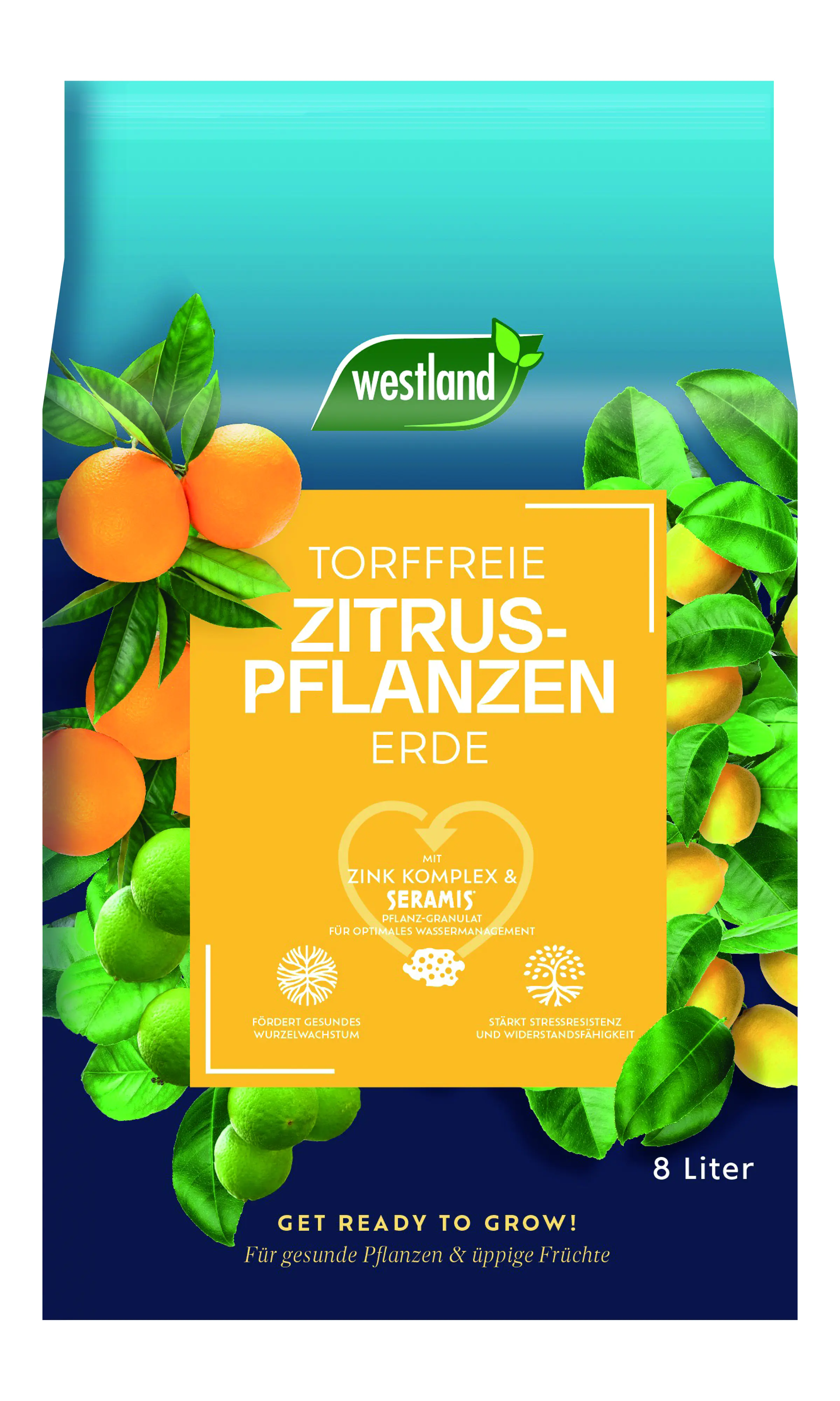 Westland Zitrus Erde torffrei 8 L