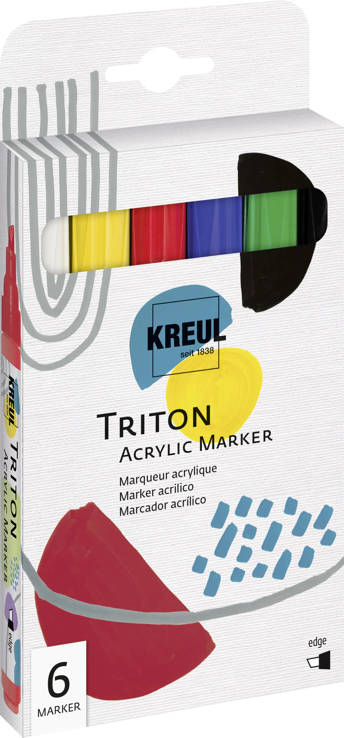 Kreul Triton Acrylic Paint Marker 6er Set