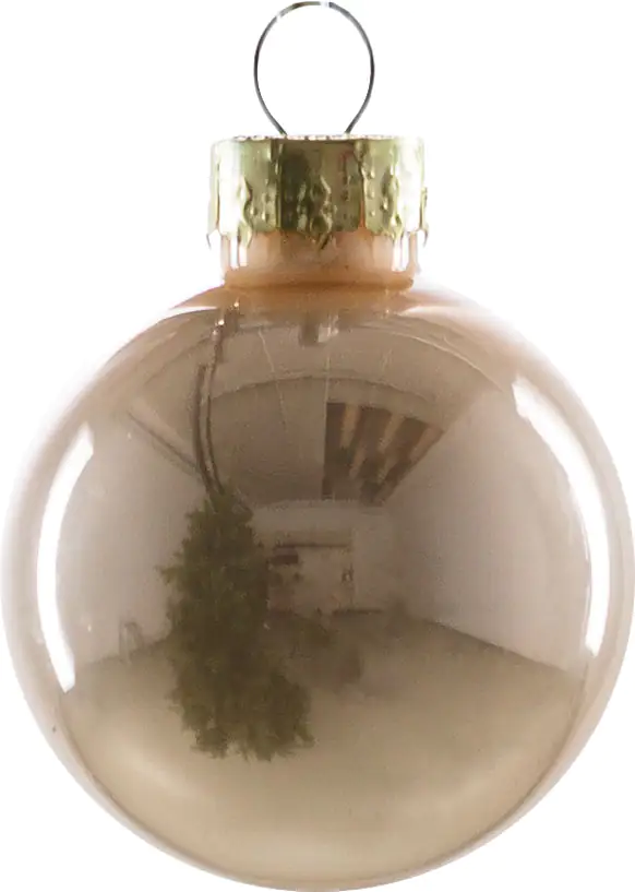 2076601553281_02 TrendLine Weihnachtskugeln aus Glas Ø 3,5 cm champagner 16 Stück