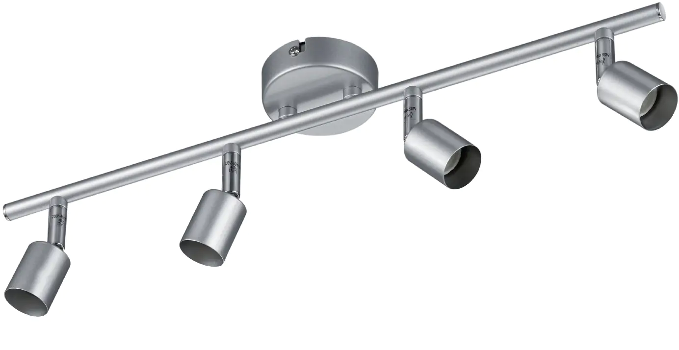 Reality Leuchten 4er Spot Paris titanfarbig