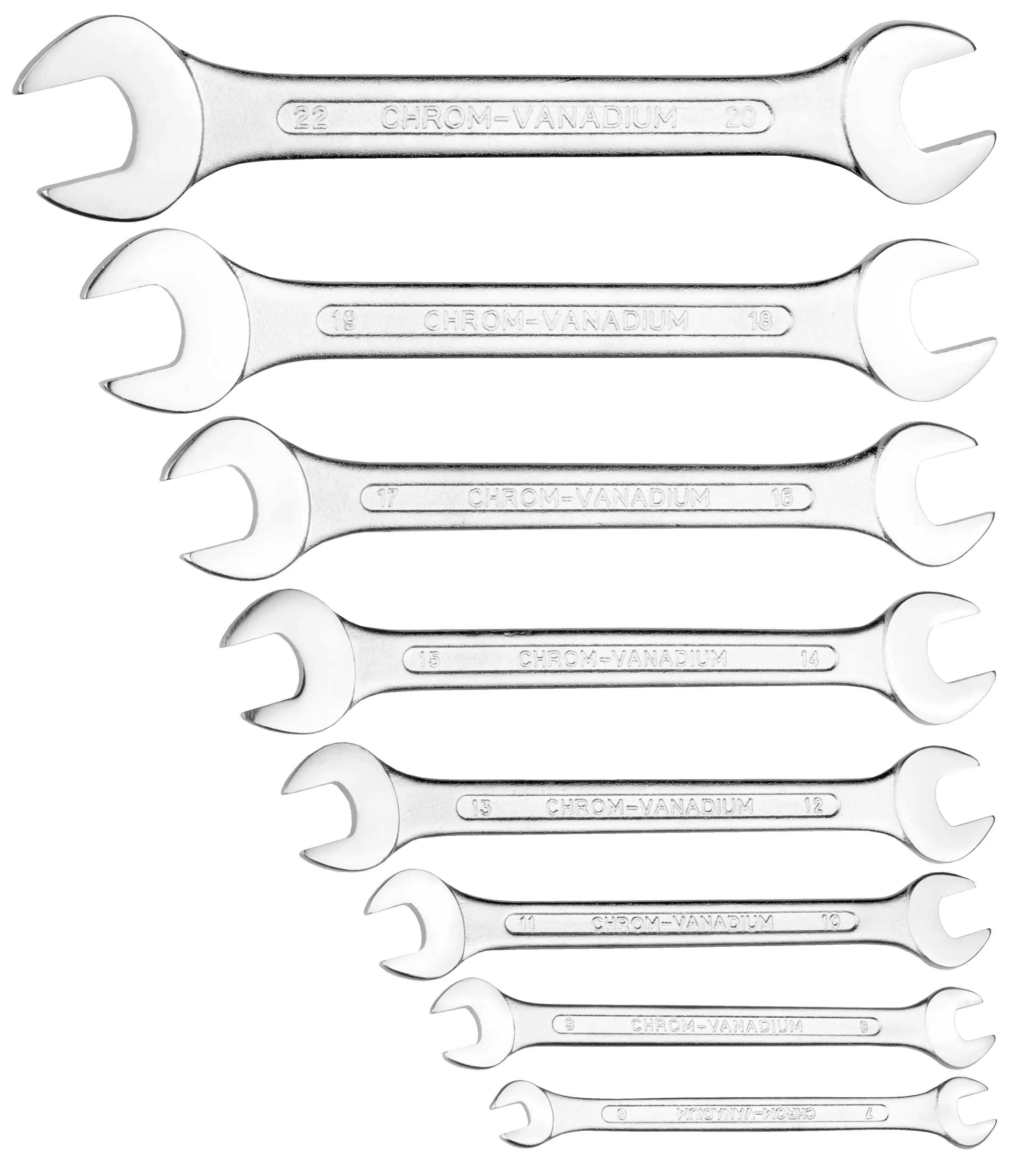 Connex Gabelschlüssel-Satz 8-teilig 6 - 22 mm Connex Gabelschlüssel-Satz 8-teilig 6 - 22 mm