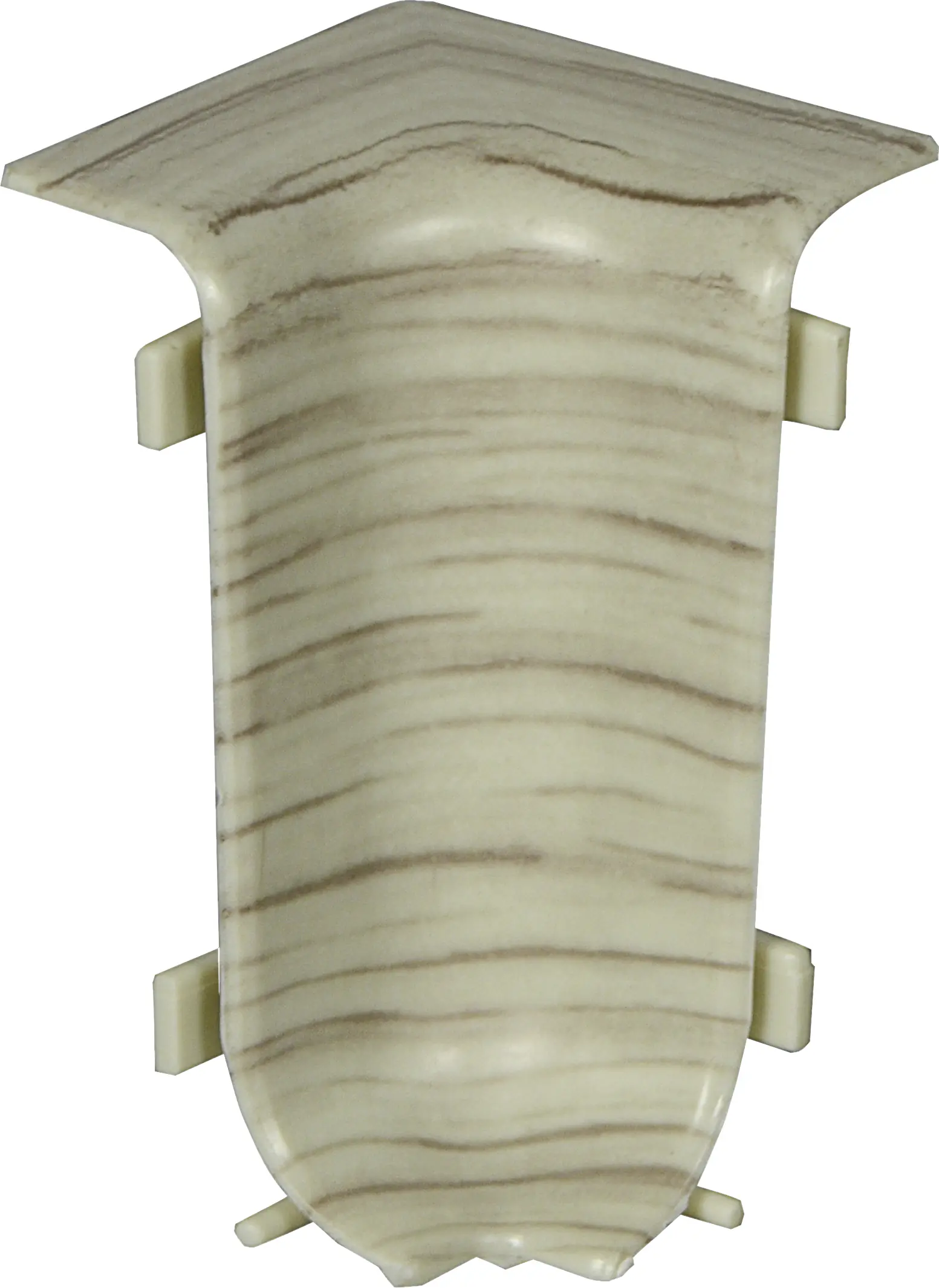 Inneneck für Kunststoffleiste KU.050 silberesche