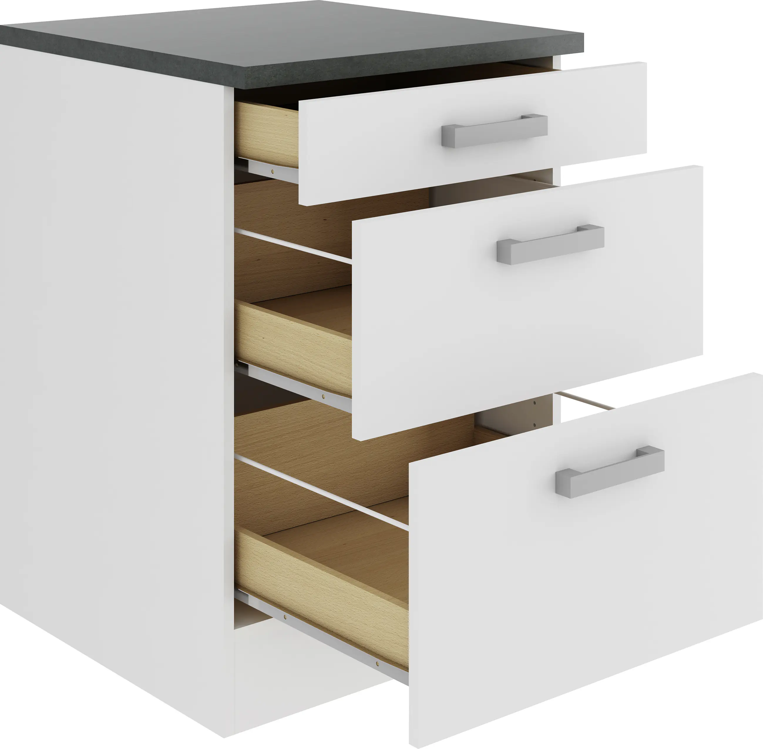 Optifit Unterschrank Oslo 214 weiß 60 cm