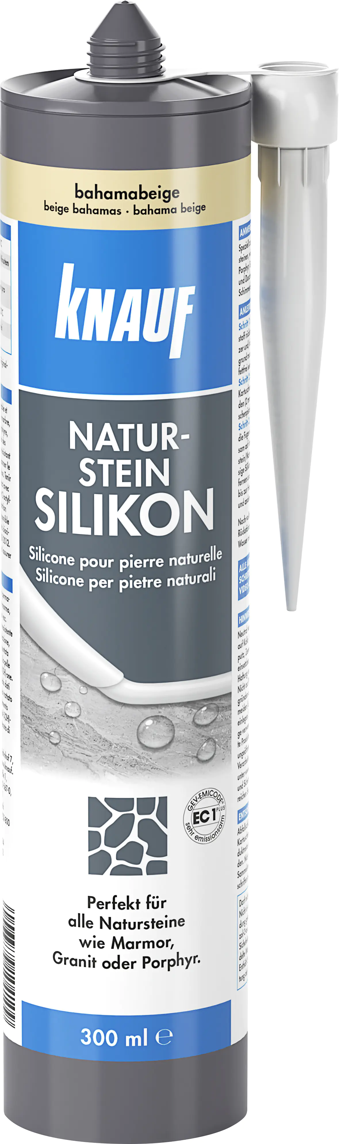 Knauf Naturstein Silikon bahamabeige 300 ml Knauf Naturstein Silikon bahamabeige 300 ml