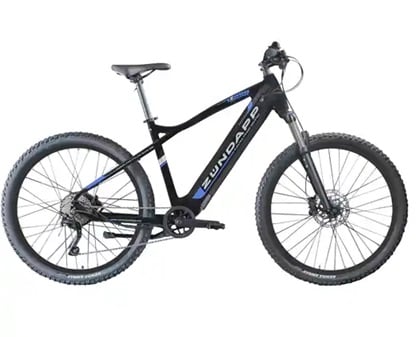 Zündapp E-Bike MTB Z898 27,5 Zoll 24-Gang, 504 Wh schwarz blau