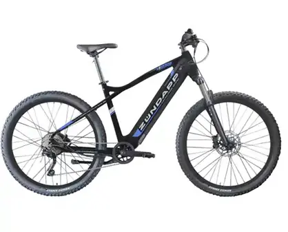 Zündapp E-Bike MTB Z898 27,5 Zoll 24-Gang, 504 Wh schwarz blau Zündapp E-Bike MTB Z898 27,5 Zoll 24-Gang, 504 Wh schwarz blau