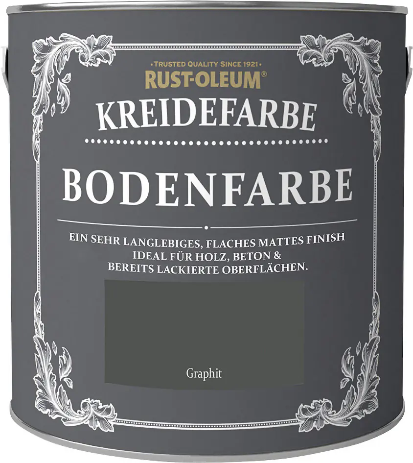 Rust-Oleum Kreidefarbe Bodenfarbe 2,5 L graphit