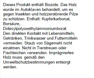 Baumpfahl 150 cm, Ø 4 cm, kesseldruckimprägniert