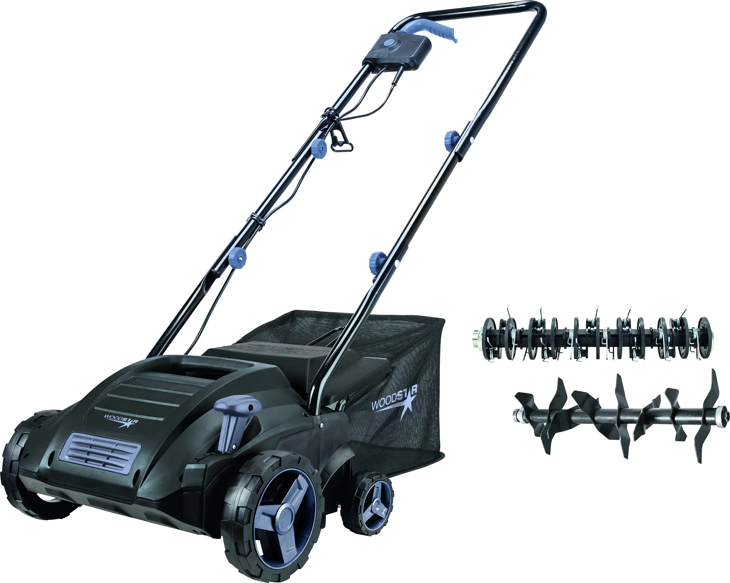 Woodster Elektro Vertikutierer EVT320 1.500 W 32 cm Arbeitsbreite