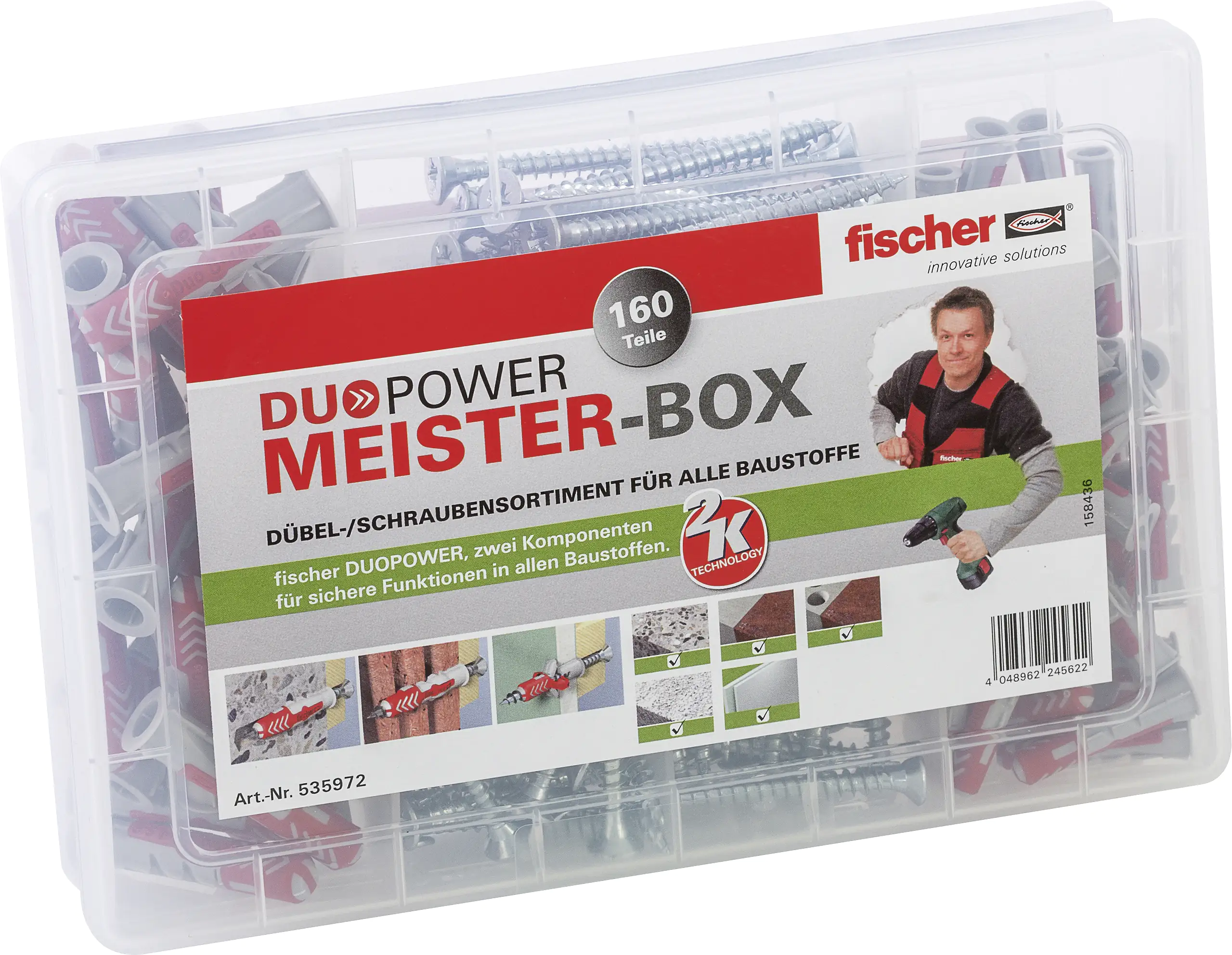 Fischer Meister-Box Duopower - 160 Stück Fischer Meister-Box Duopower - 160 Stück