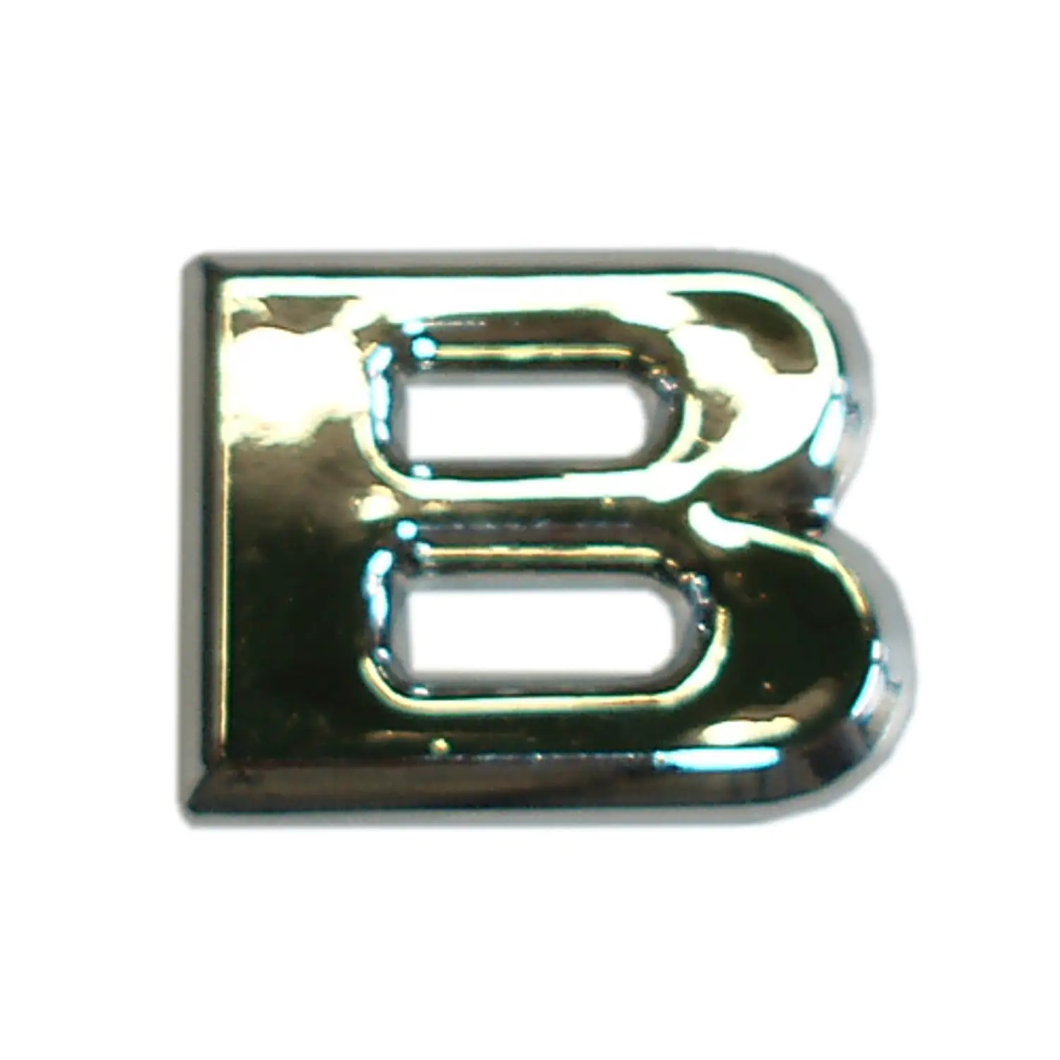 Hermann Schütz 3D-Relief-Chrome-Buchstabe B 25x35mm