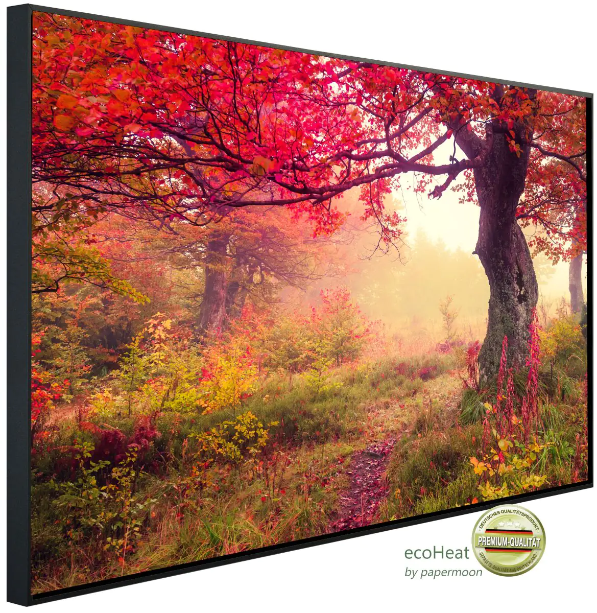 papermoon Infrarotheizkörper EcoHeat 60x120 cm 1000 Watt, Herbstwald