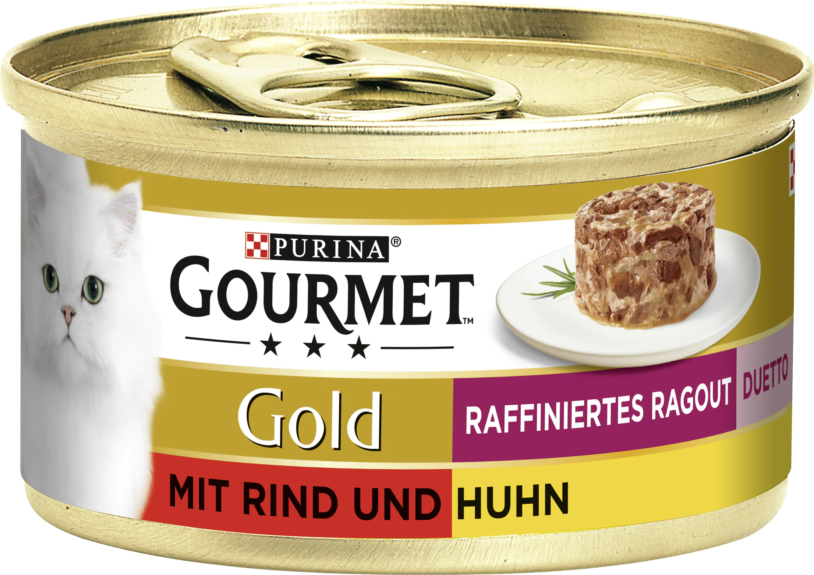 Gourmet Gold Raffiniertes Ragout Duetto mit Rind und Huhn 85 g Gourmet Gold Raffiniertes Ragout Duetto mit Rind und Huhn 85 g