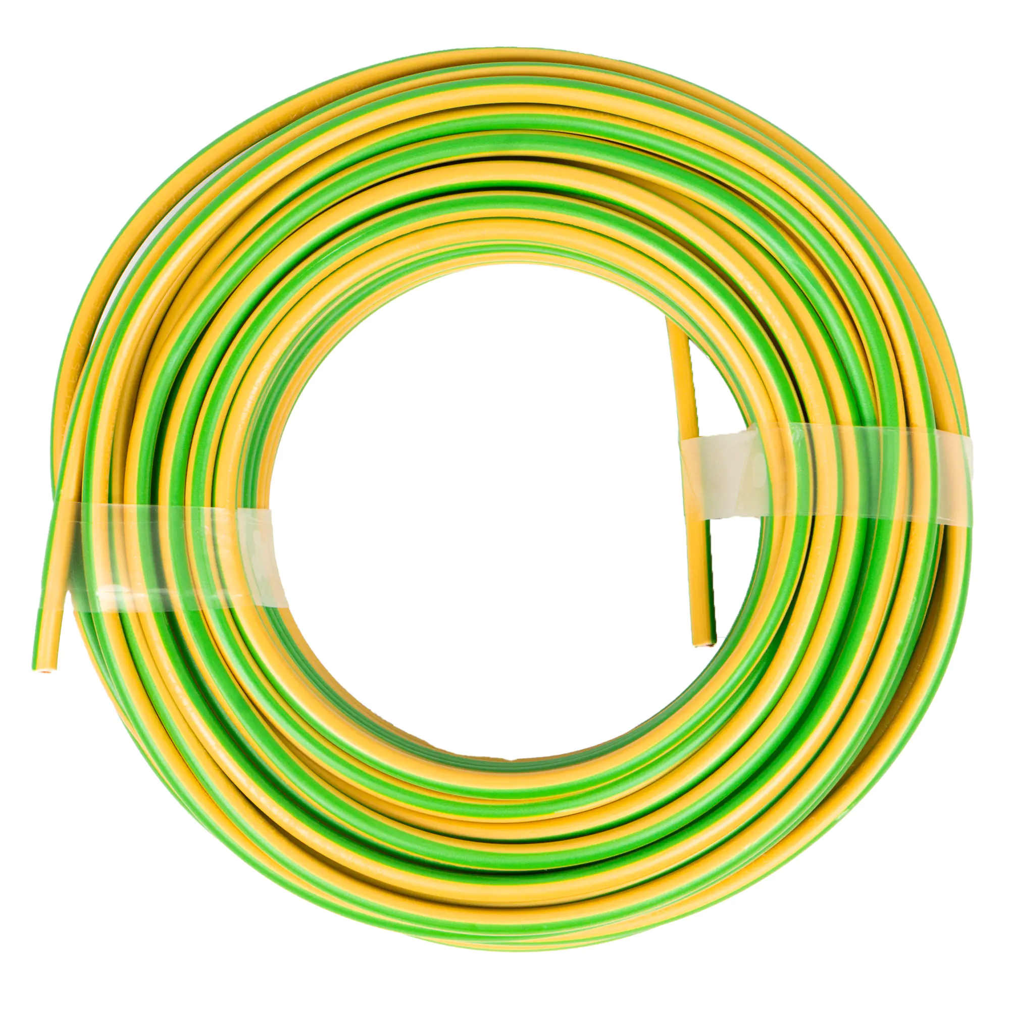 PVC-Aderleitung H07V-U 1G10 mm² Ring 20 m grün-gelb