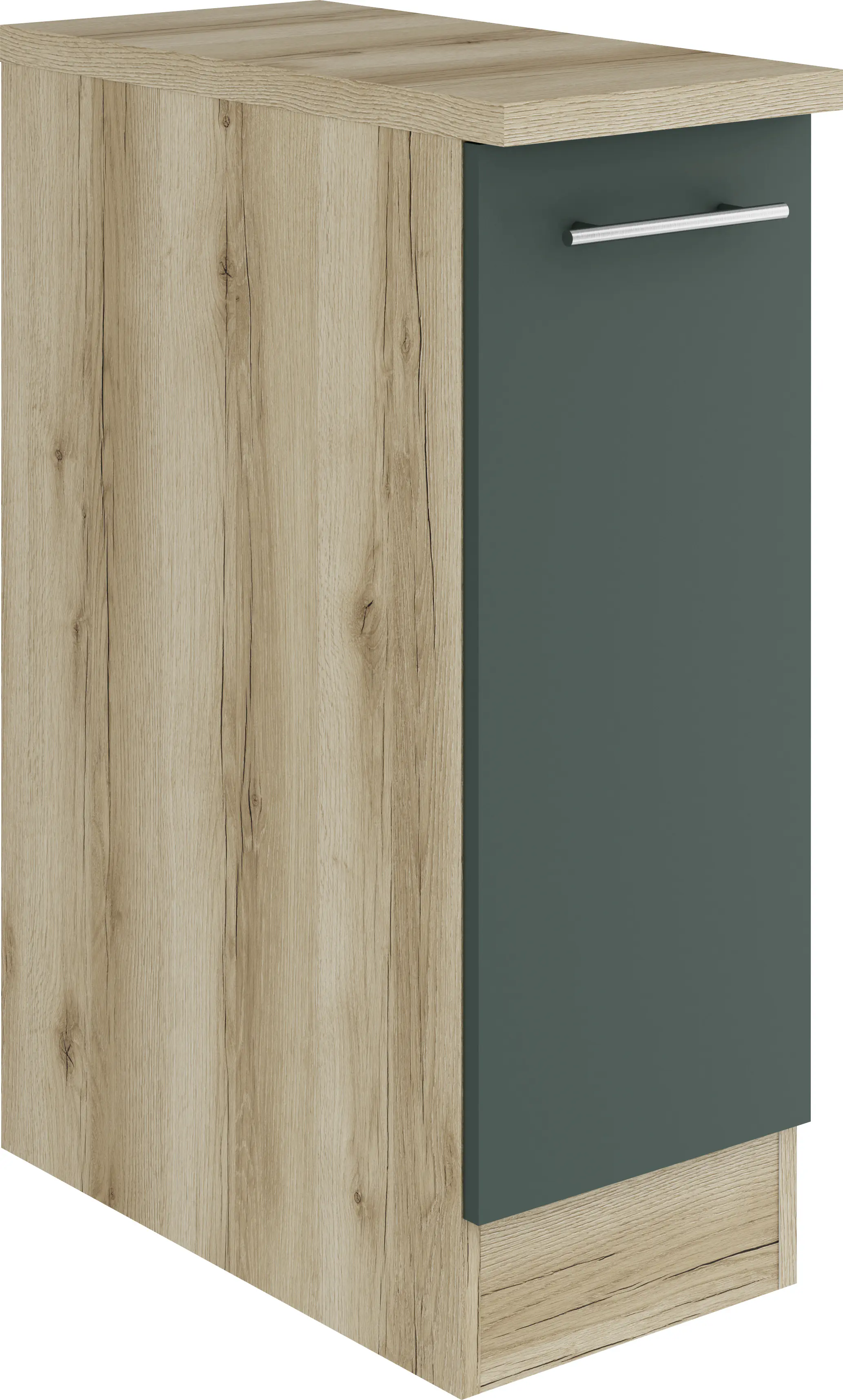 Optifit Unterschrank Savona 405 steingrün/eiche 30 cm