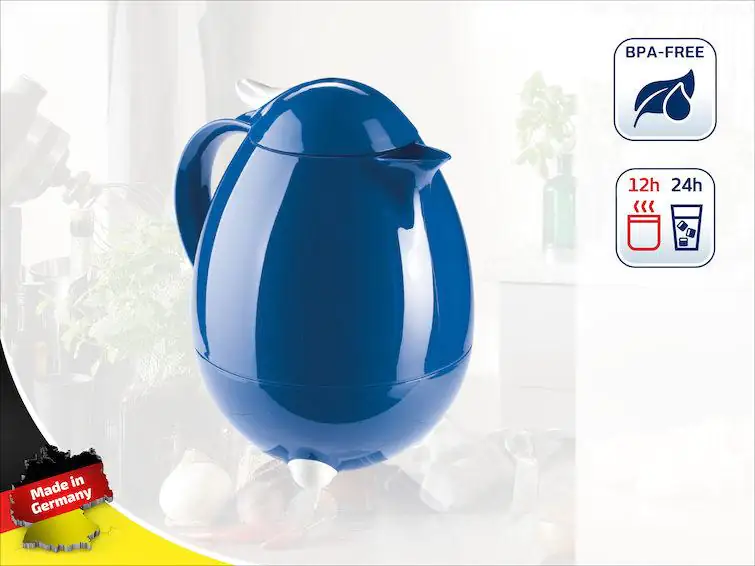 Leifheit Thermoskanne Columbus 1 l, dunkelblau