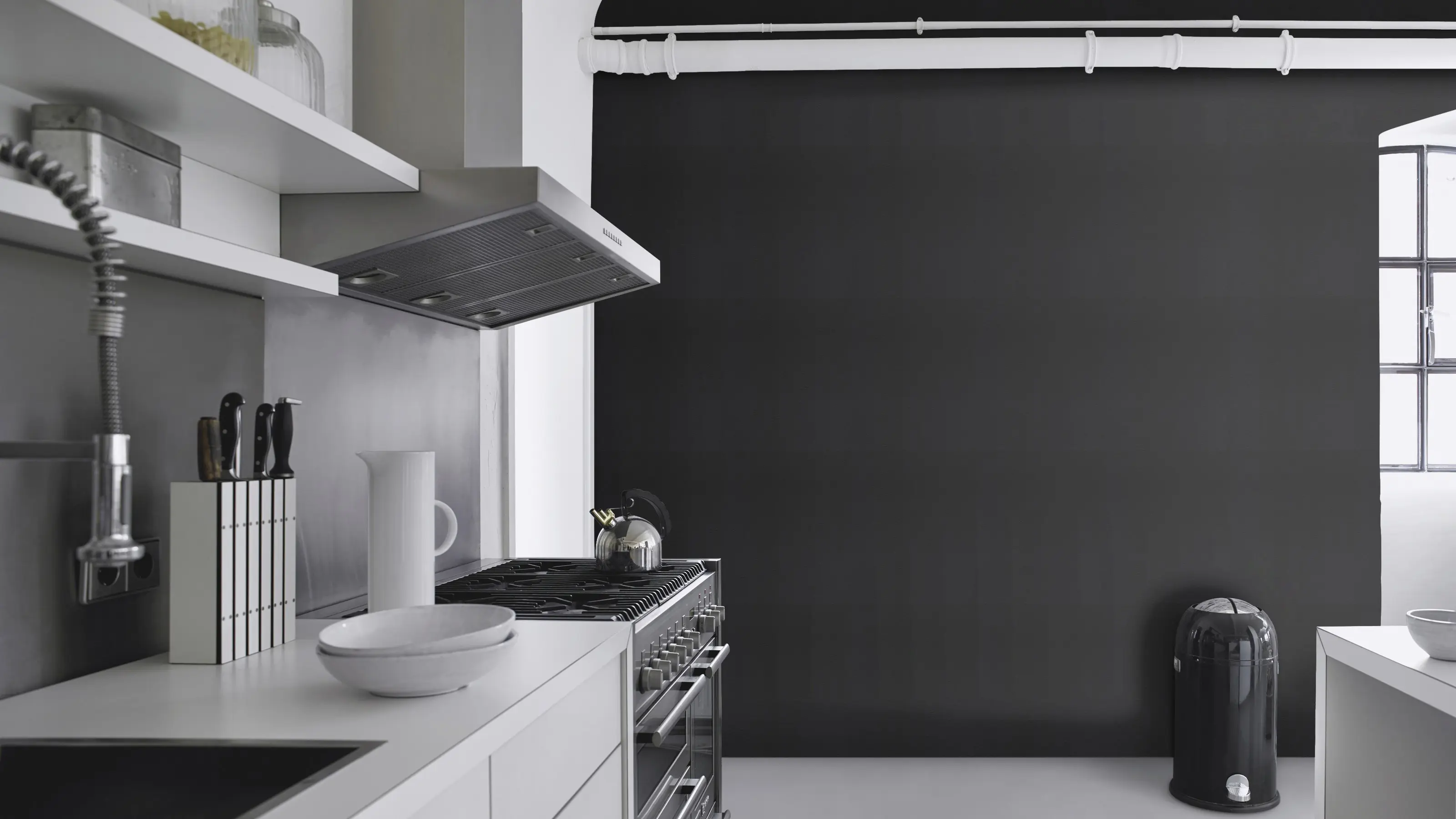 Rasch Vliestapete 752656 Schwarz-Mattschwarz Uni 10,05 m x 0,53 m