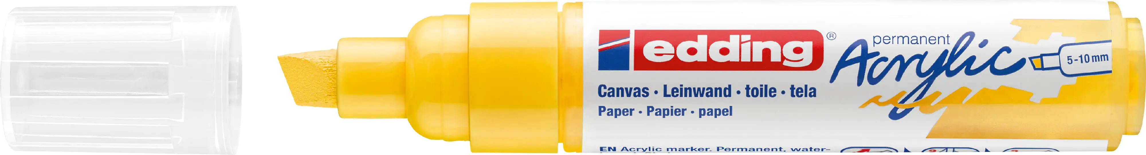 edding 5000 Acrylmarker breit verkehrsgelb 5 - 10 mm