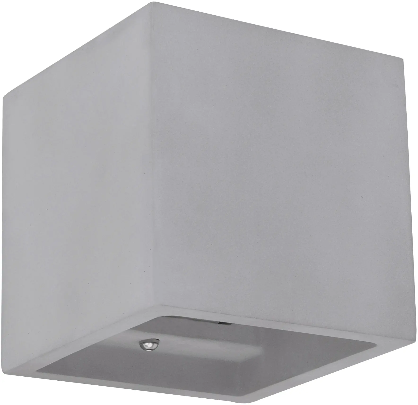 Globo Wandleuchte Timo grau 11,5 x 11,5 cm eckig Up & Down G9, max. 40 W