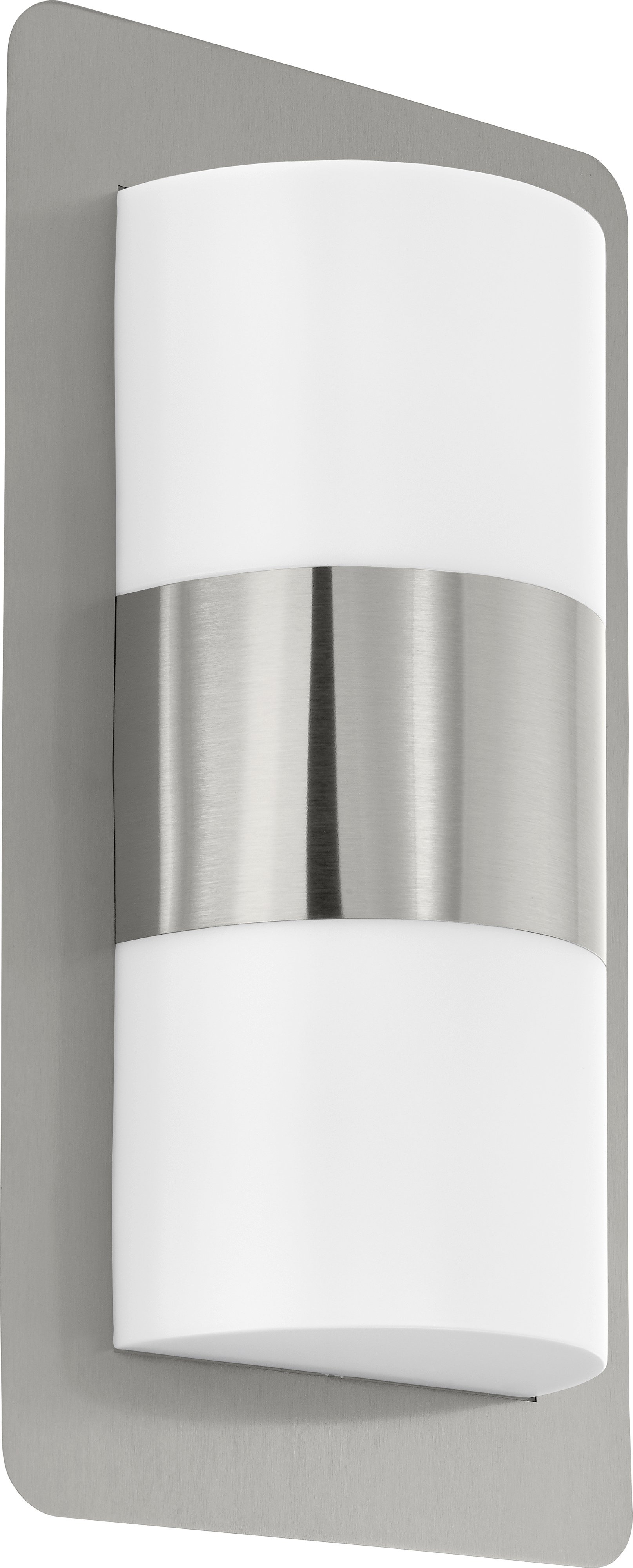 Eglo Außen-Wandleuchte Cistierna E27 edelstahl/weiß Up- & Downlight