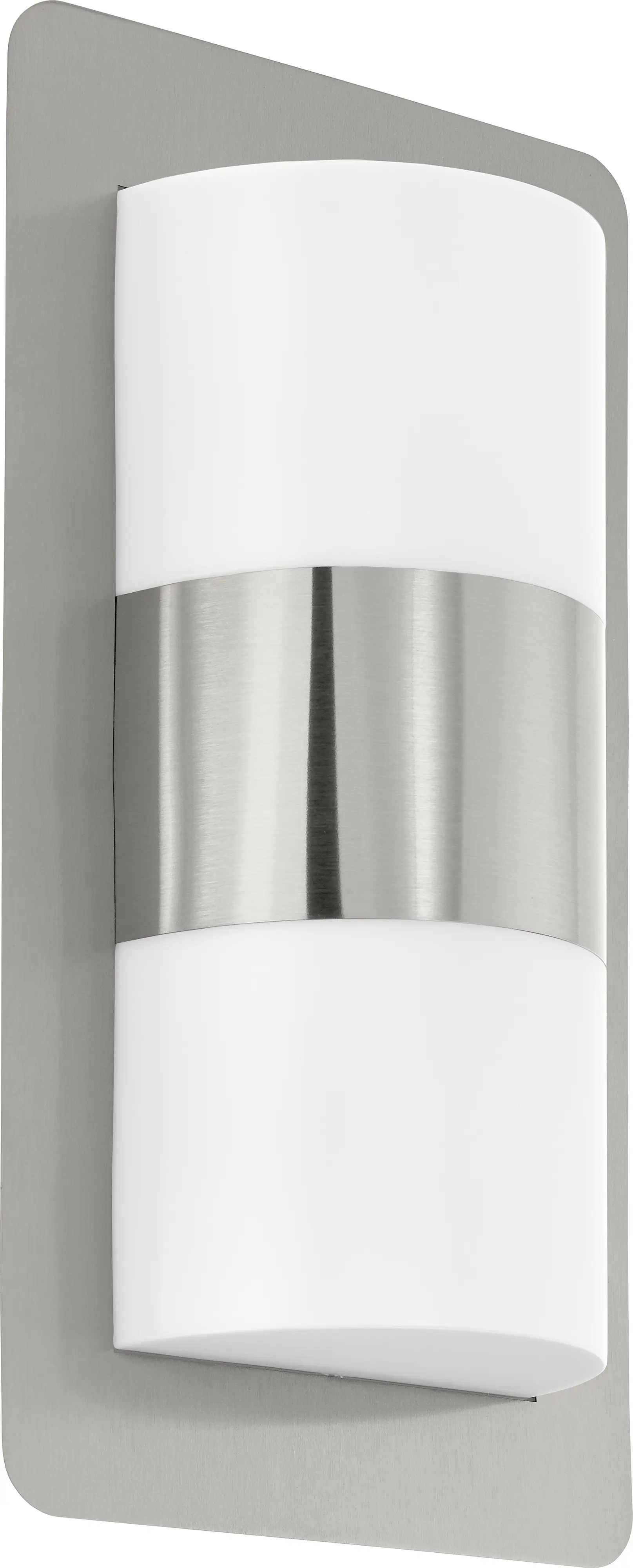 Eglo Außen-Wandleuchte Cistierna E27 edelstahl/weiß Up- & Downlight