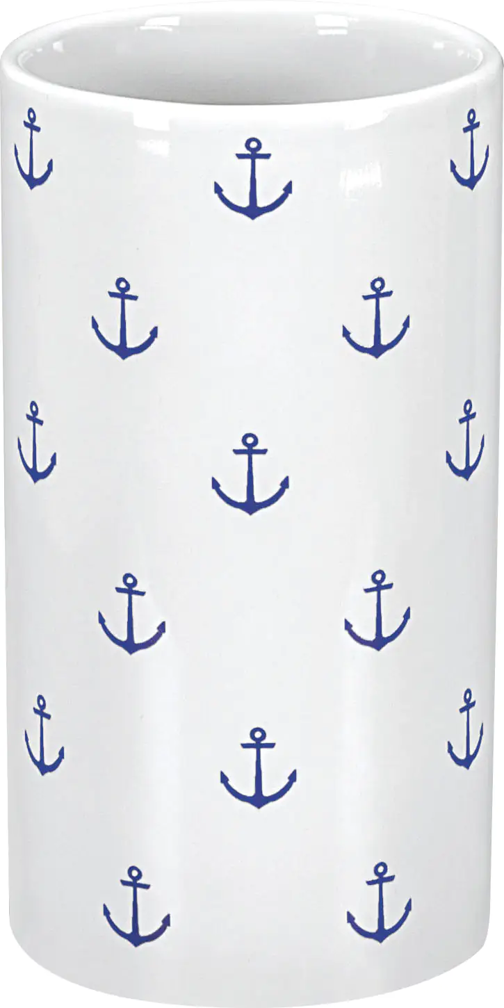 Kleine Wolke Zahnputzbecher Anchor dunkelblau