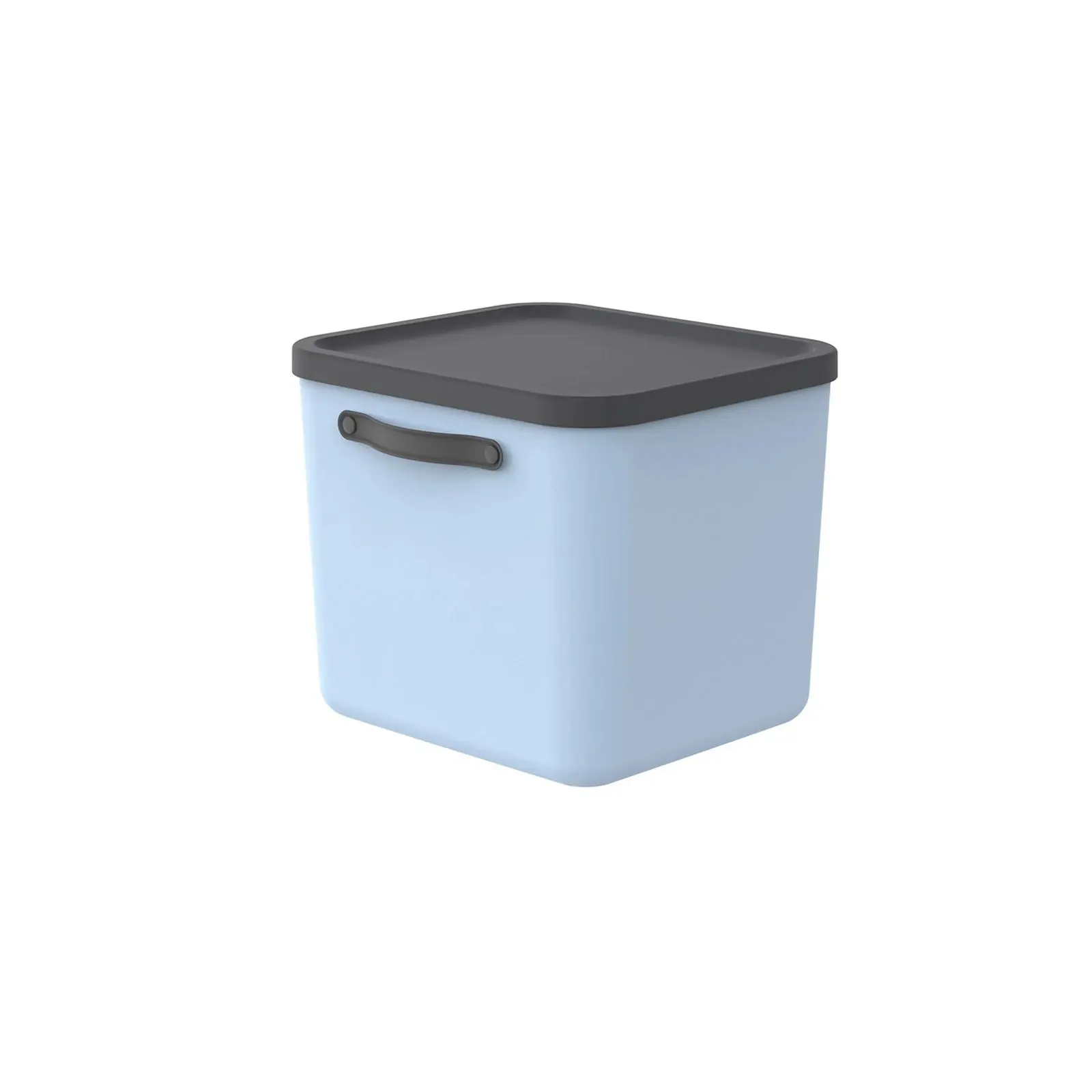 Rotho Aufbewahrungsbox Mythen mit Deckel 39,5 x 38 cm 40 L blau-schwarz