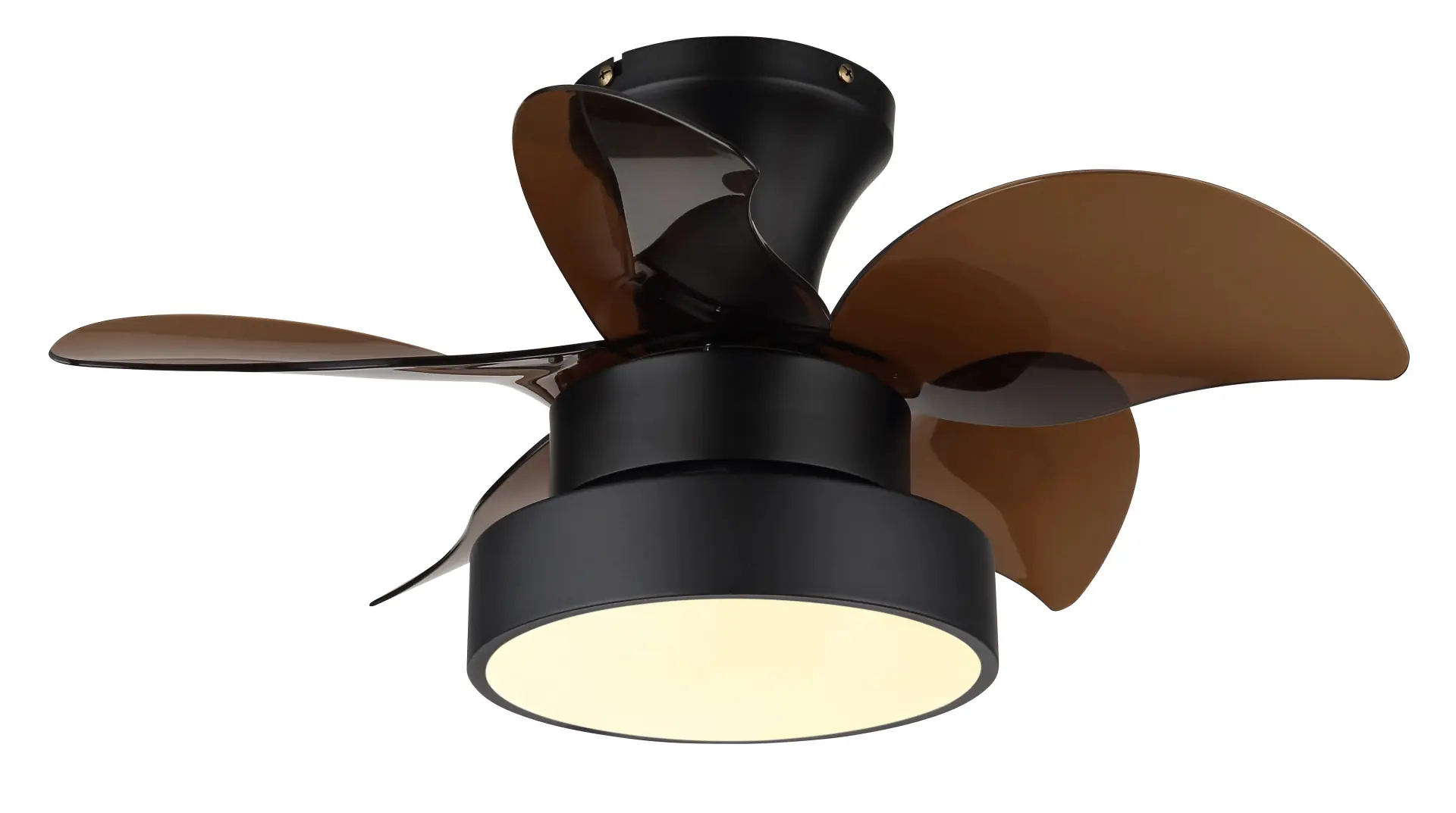 Globo Deckenventilator Kari Ø 58 cm 22 W schwarz matt CCT