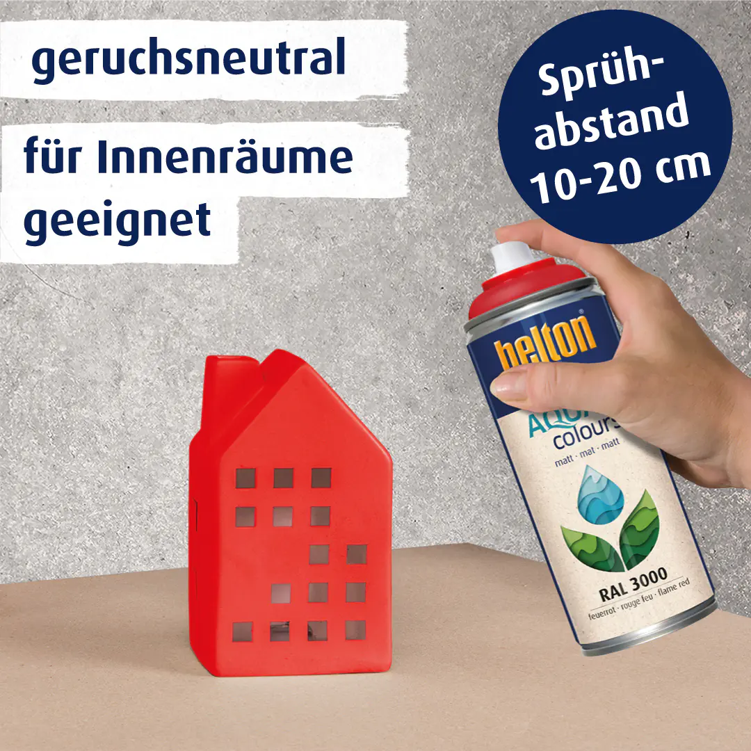 belton free Lackspray AQUAcolours 400 ml feuerrot matt