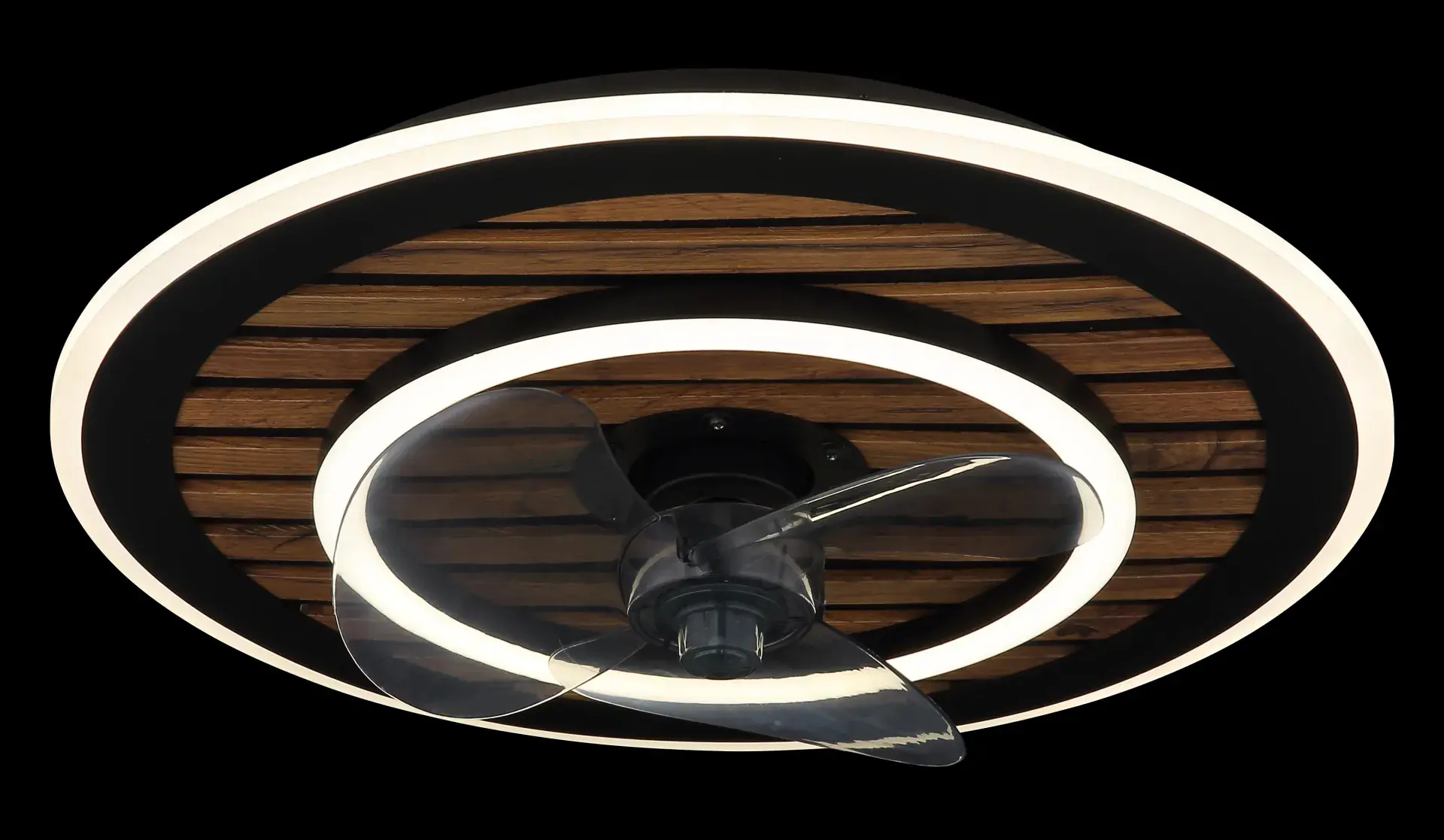 Globo Deckenventilator Trevino Ø 49 cm 36 W holz CCT