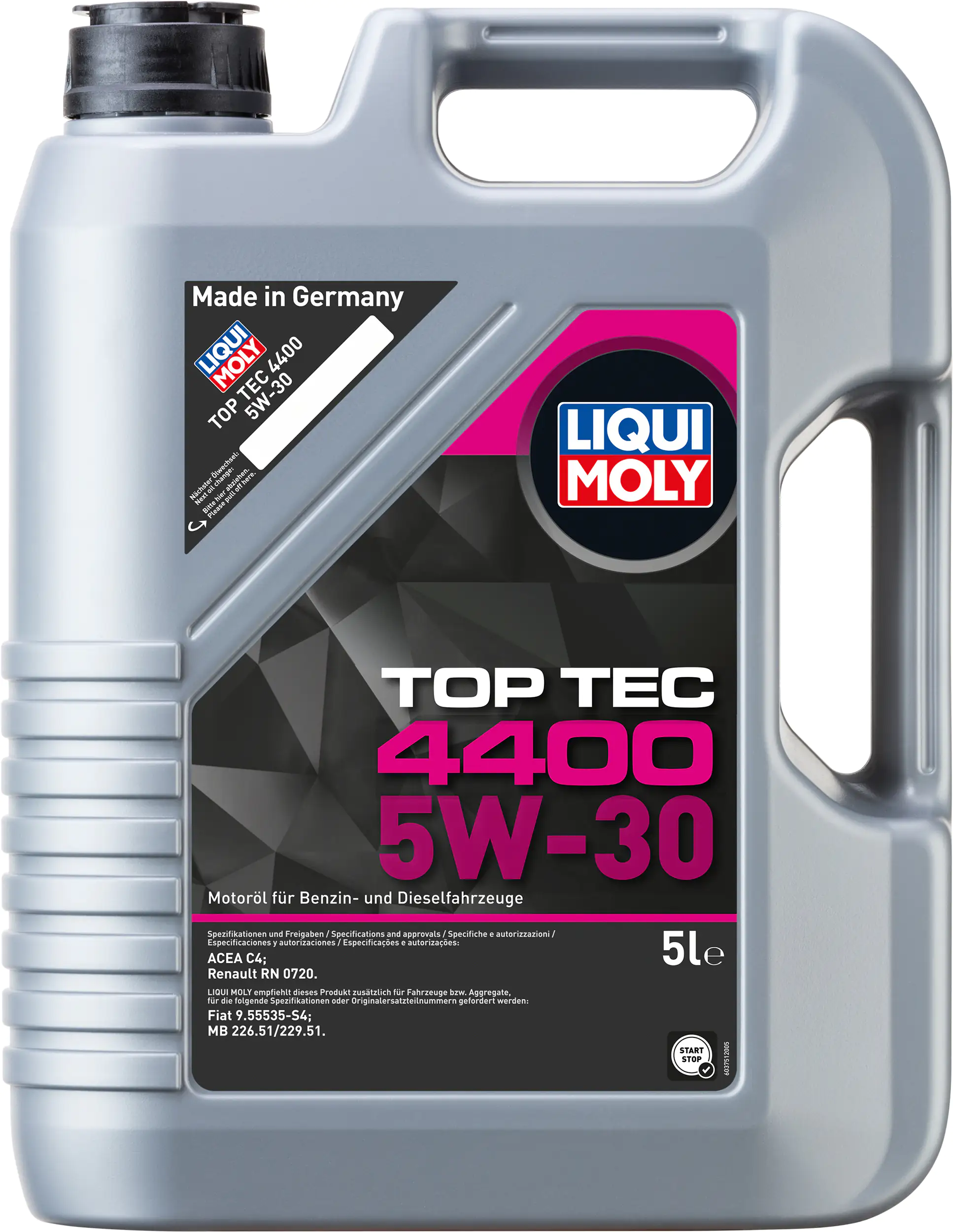 Liqui Moly Motoröl Top Tec 4400 5W-30 5 L