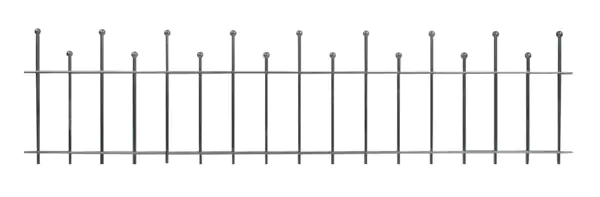 Alberts Zaunfeld Madrid 49,5 x 200 cm anthrazit