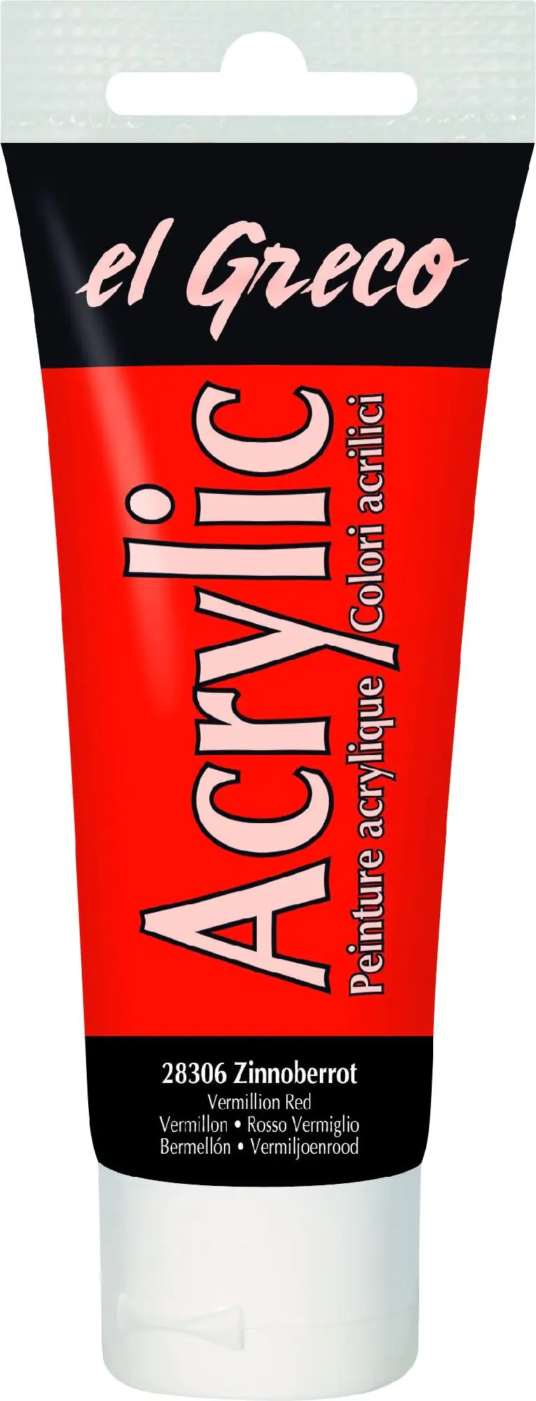 Kreul el Greco Acrylic Tube zinnoberrot 75 ml Kreul el Greco Acrylic Tube zinnoberrot 75 ml
