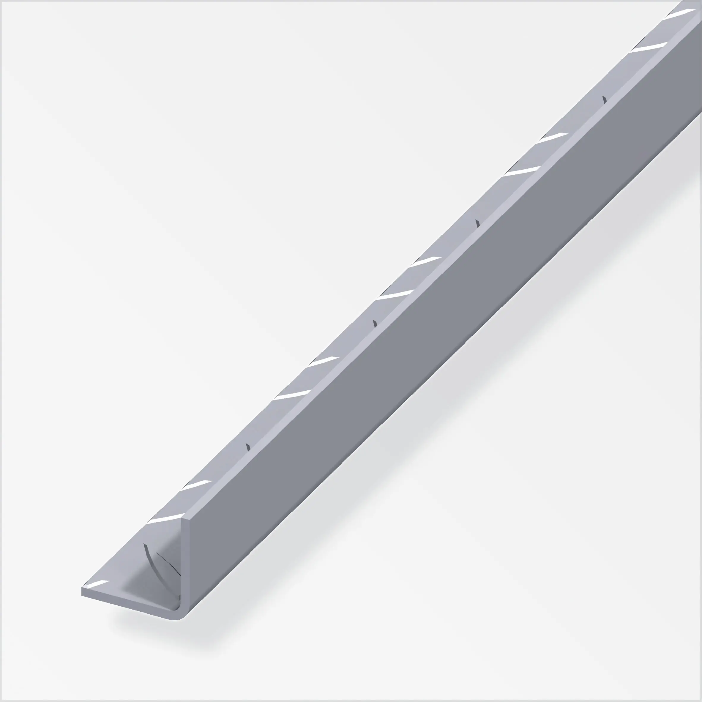 alfer Winkel, innen 2.5 m, 23.5 x 23.5 mm Aluminium roh blank