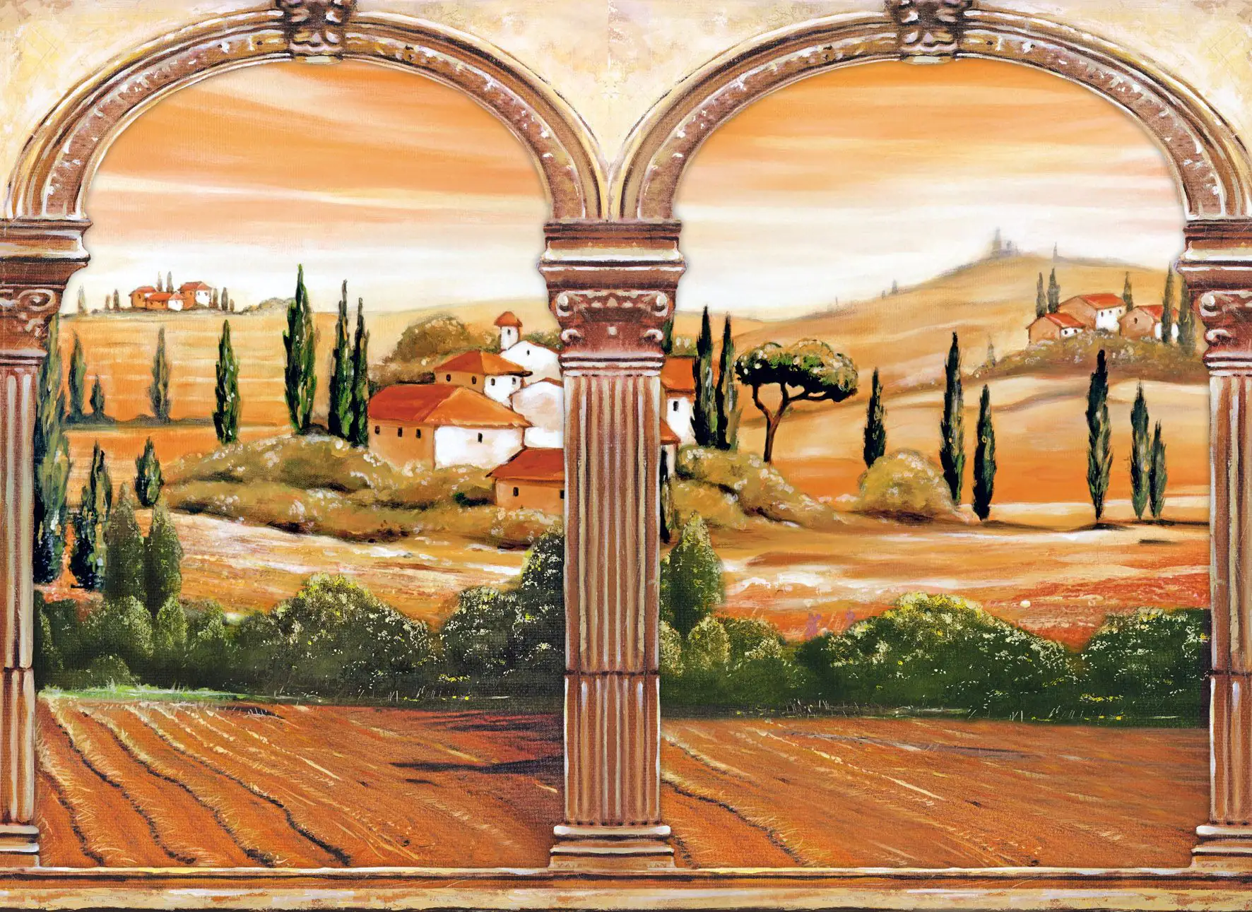 papermoon Vlies- Fototapete Digitaldruck 350 x 260 cm Tuscany