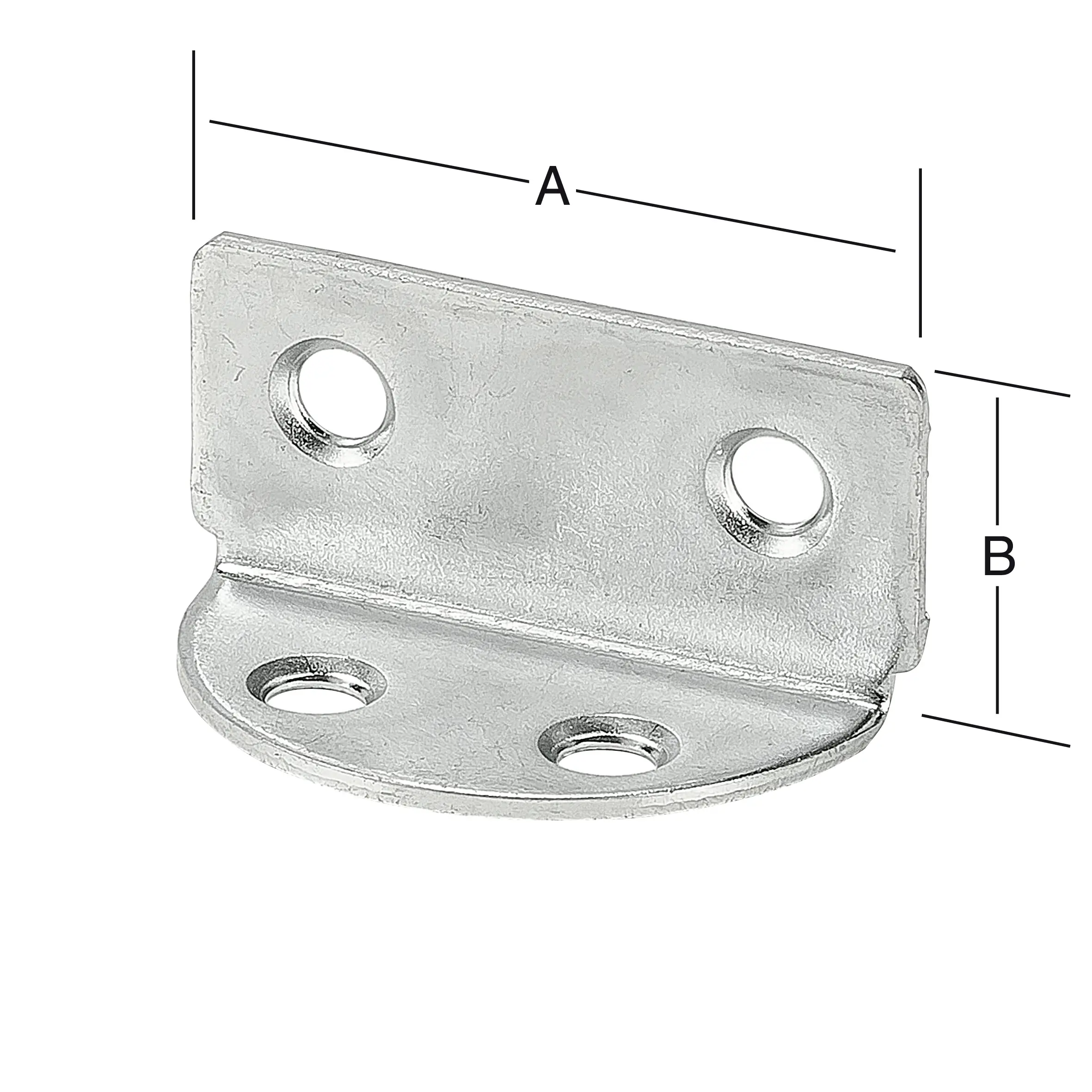 Vormann Spanplattenwinkel verzinkt 40 x 19 mm