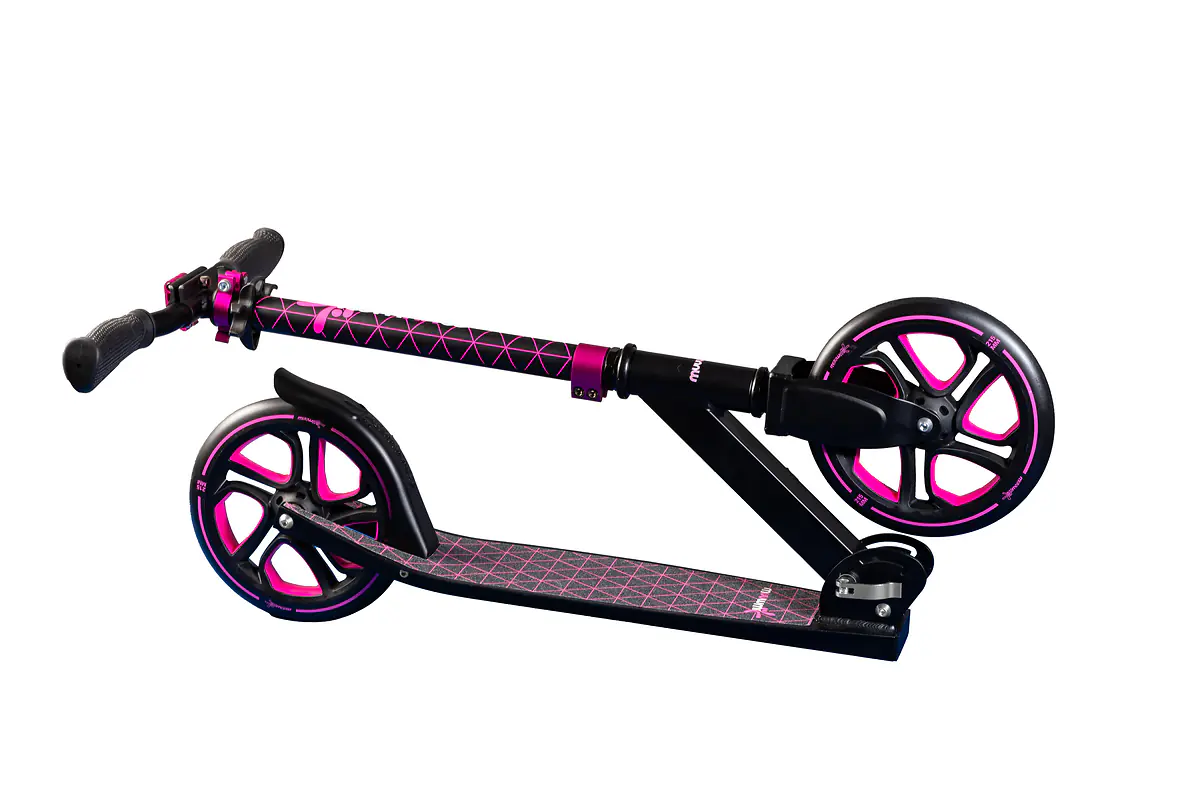 Muuwmi Scooter für Kinder Pro schwarz/pink