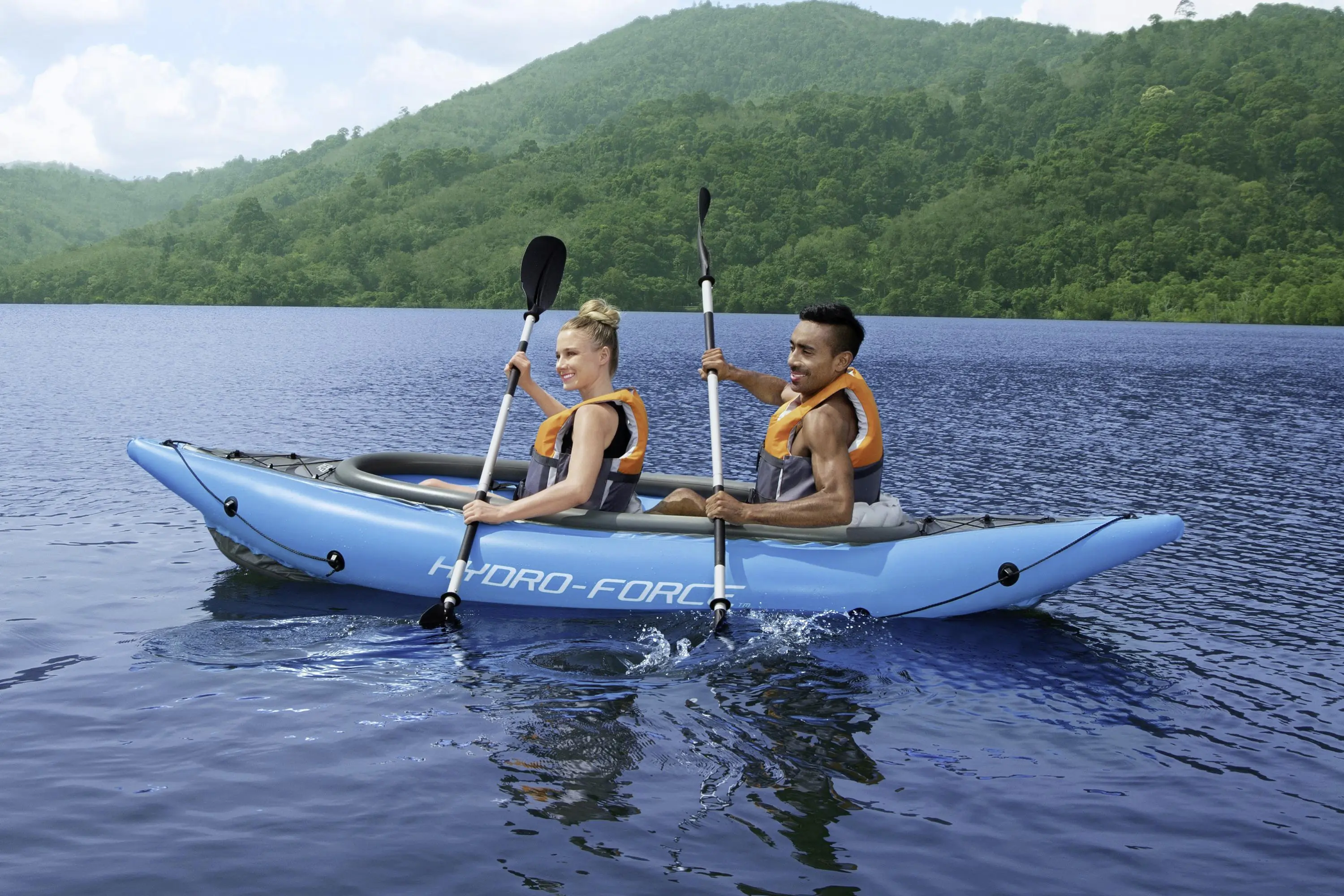 Bestway Kajak-Set Hydro Force für 2 Personen Cove Champion 331 x 88 x 45 cm