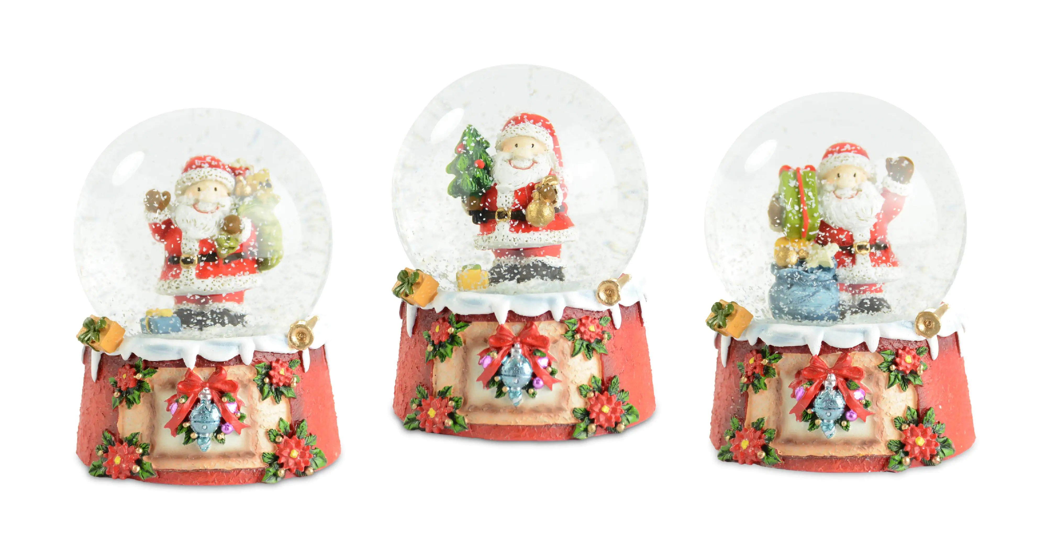 Riffelmacher Schneekugel Santa Ø 9,5 cm