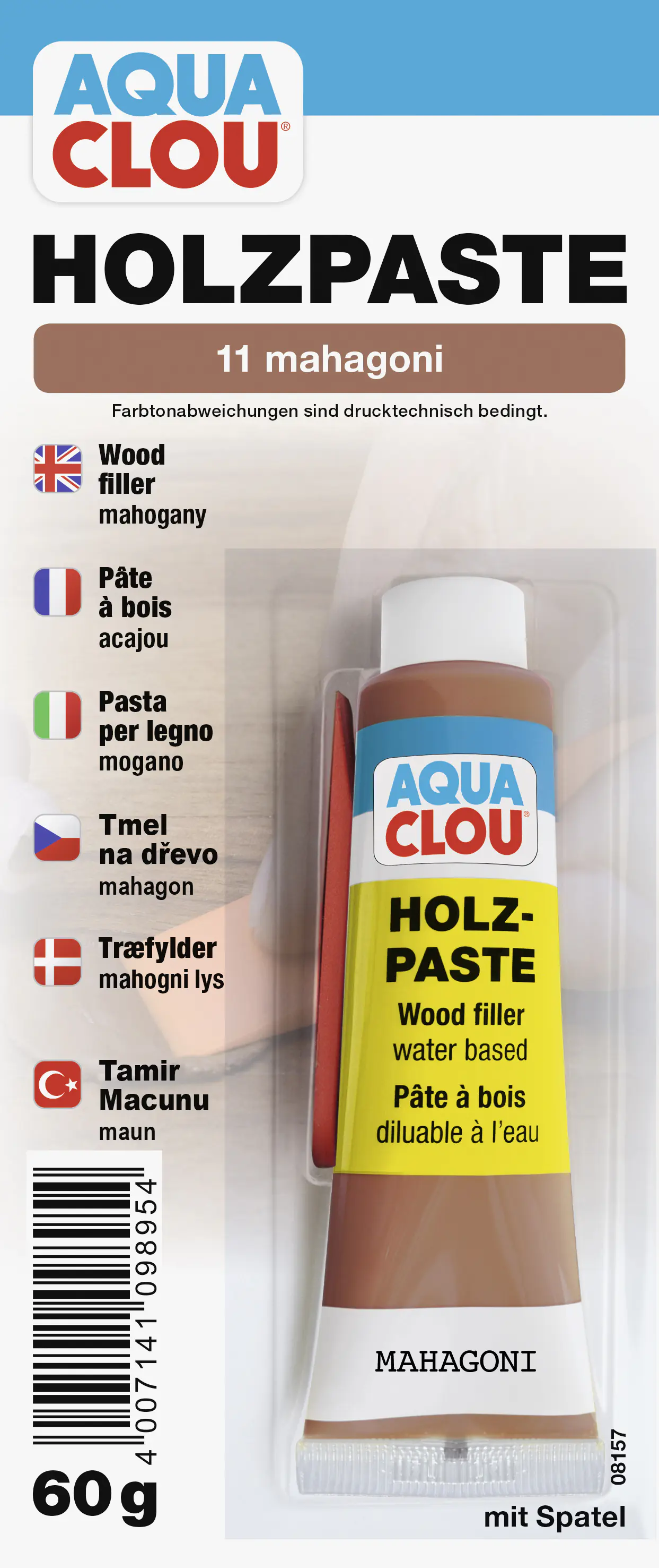 Clou Holzpaste 60 g mahagoni
