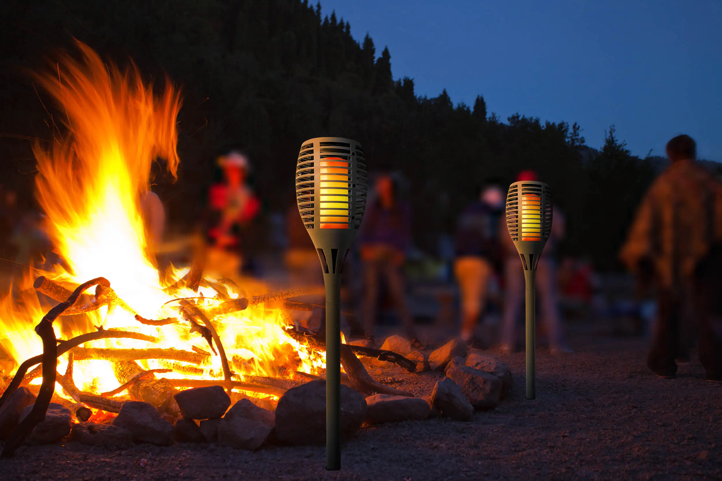 Light & More LED Solarleuchte Fackel schwarz Light & More LED Solarleuchte Fackel schwarz