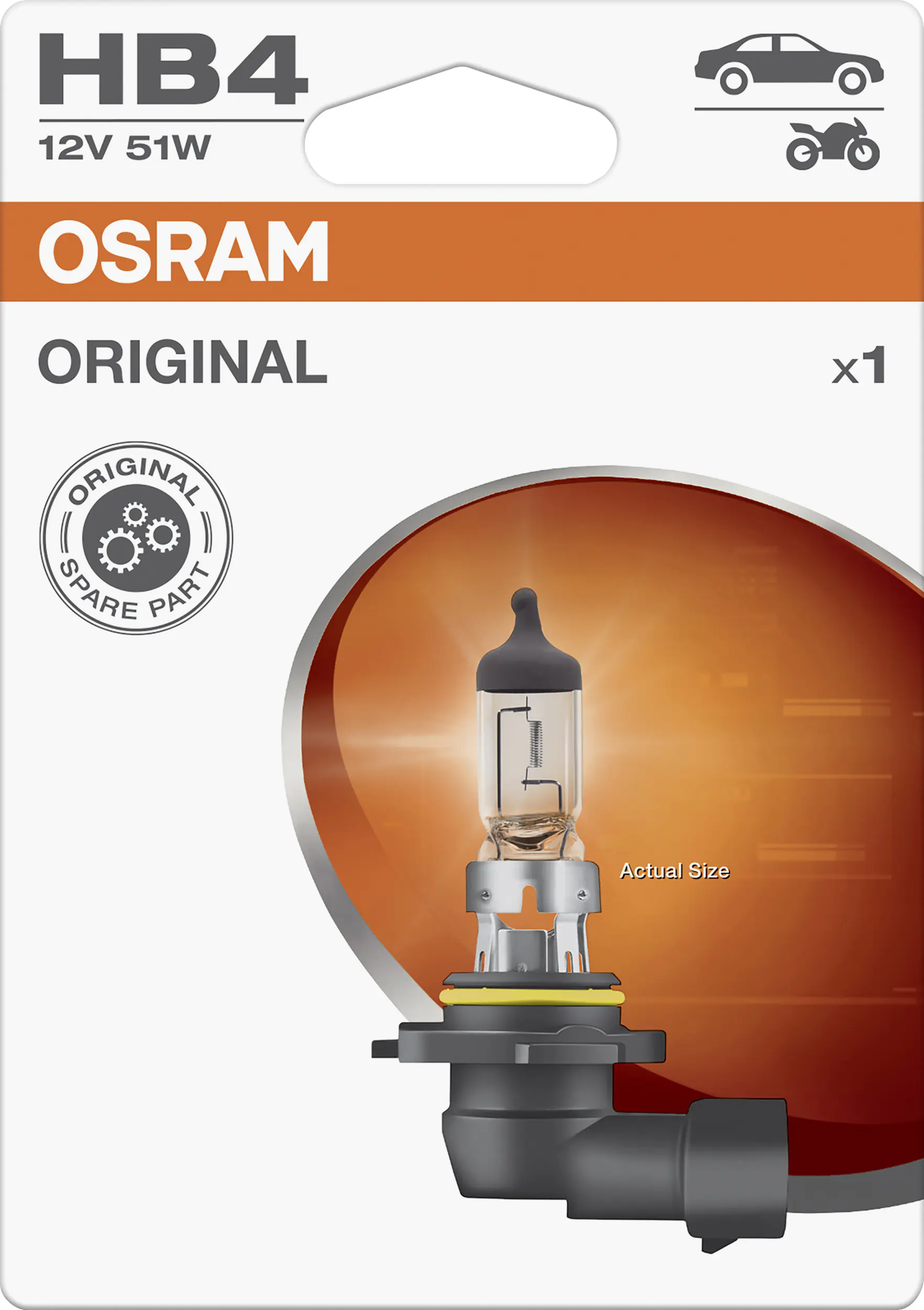 Osram Scheinwerferlampe HB4 Original 2.0