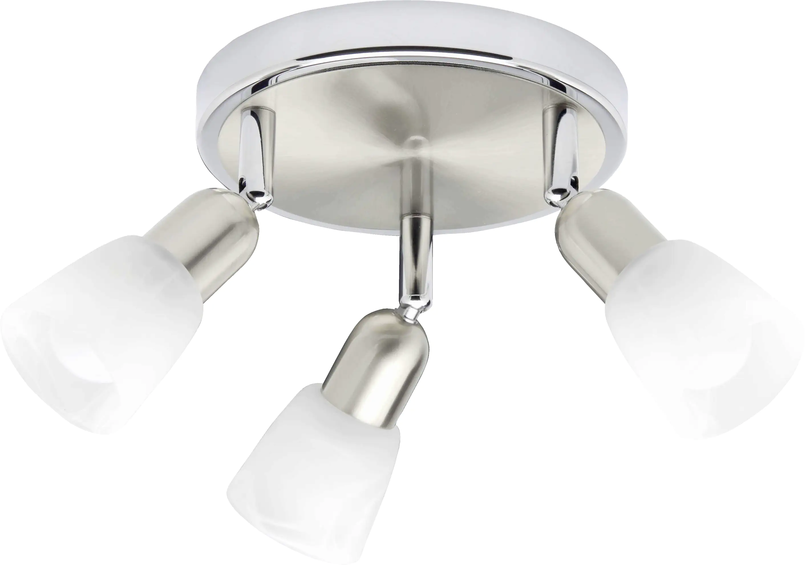 Brilliant 3er Spot Rondell Sofia eisen-chrom Ø 20 cm E14, max. 3 x 40 W Brilliant 3er Spot Rondell Sofia eisen-chrom Ø 20 cm E14, max. 3 x 40 W